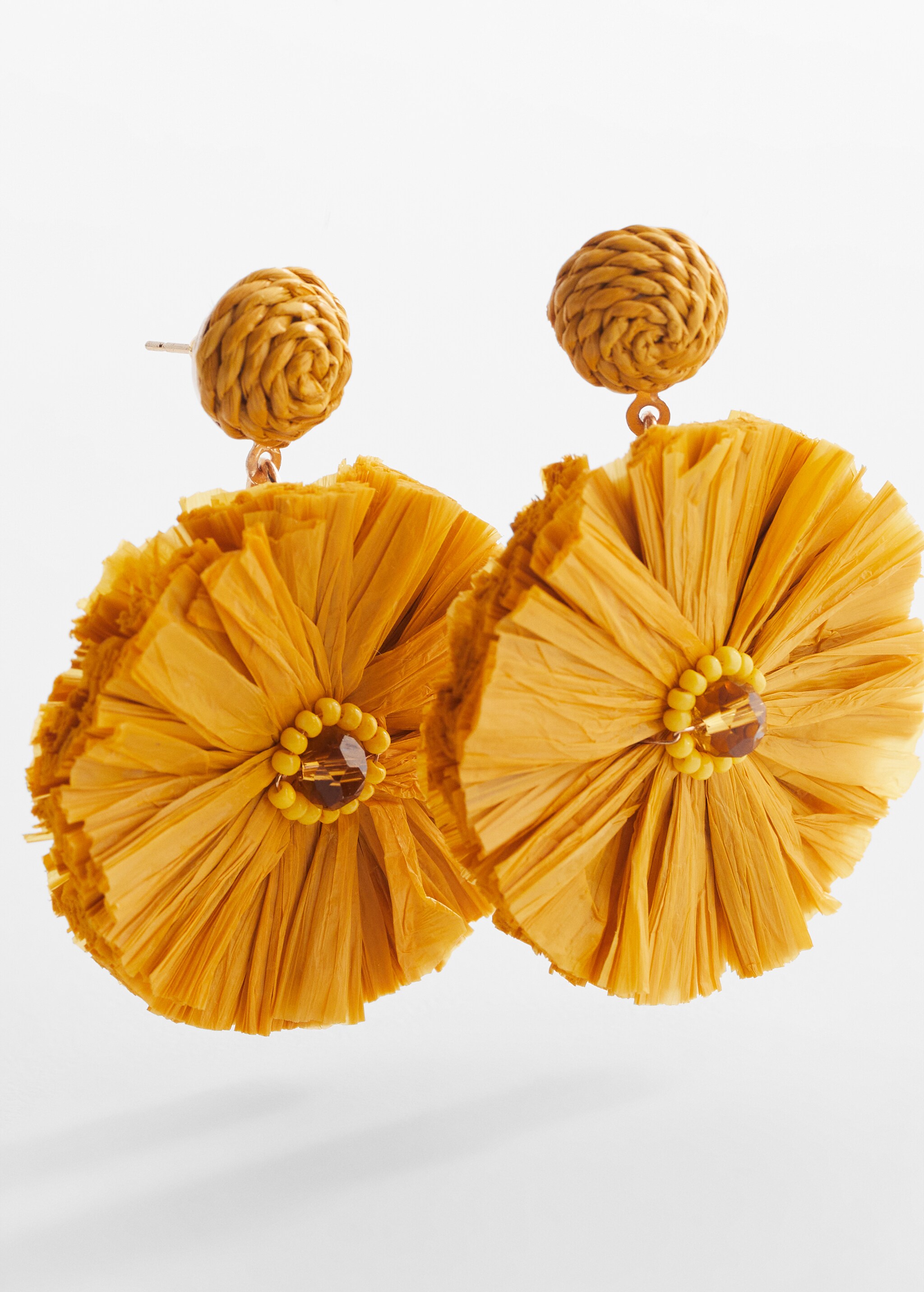 Raffia earrings - Details of the article 1