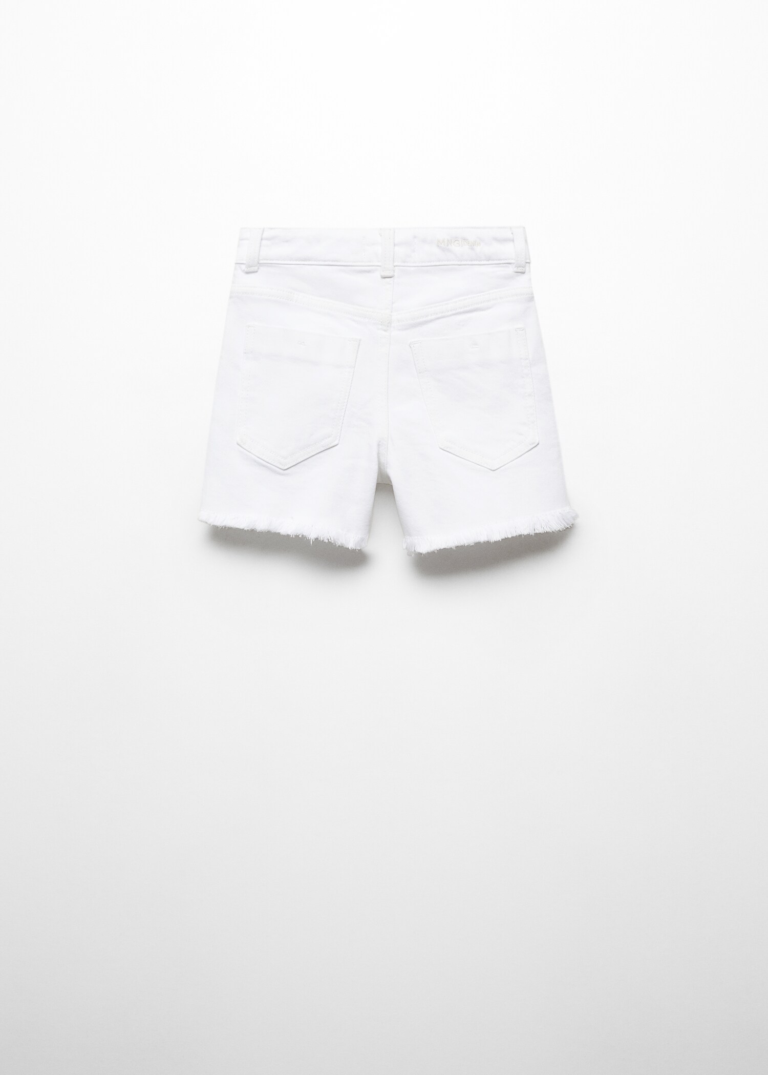 Jeansshorts knappar - Artikelns baksida