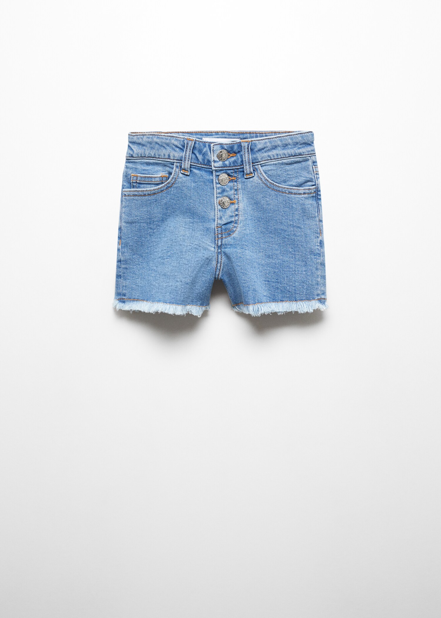 Jeansshorts knappar - Artikel utan modell
