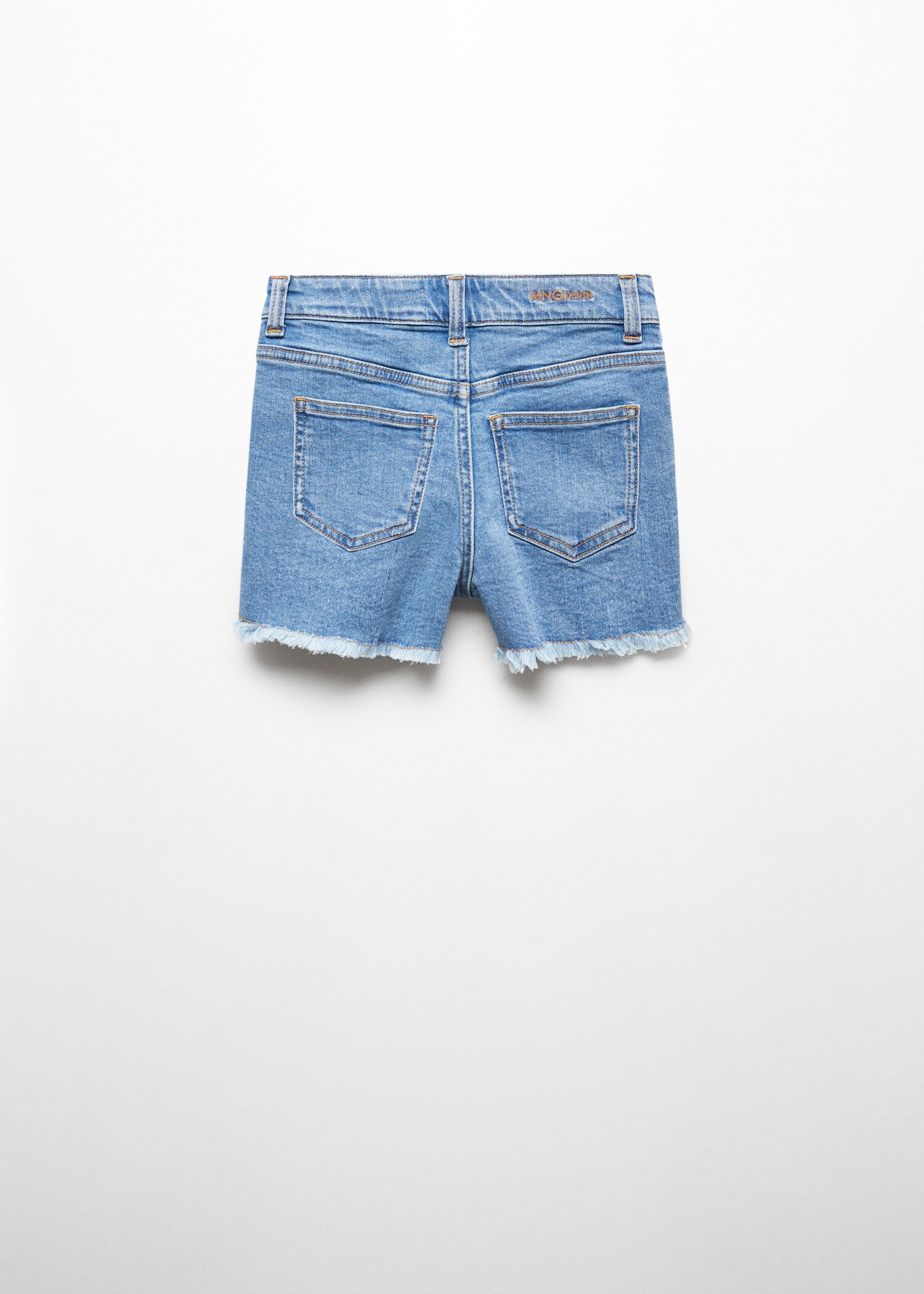 Jeansshorts knappar - Artikelns baksida