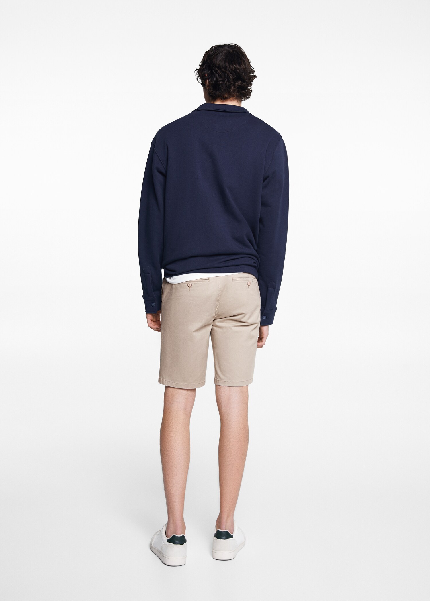 Bermuda slim-fit coton - Verso de l’article