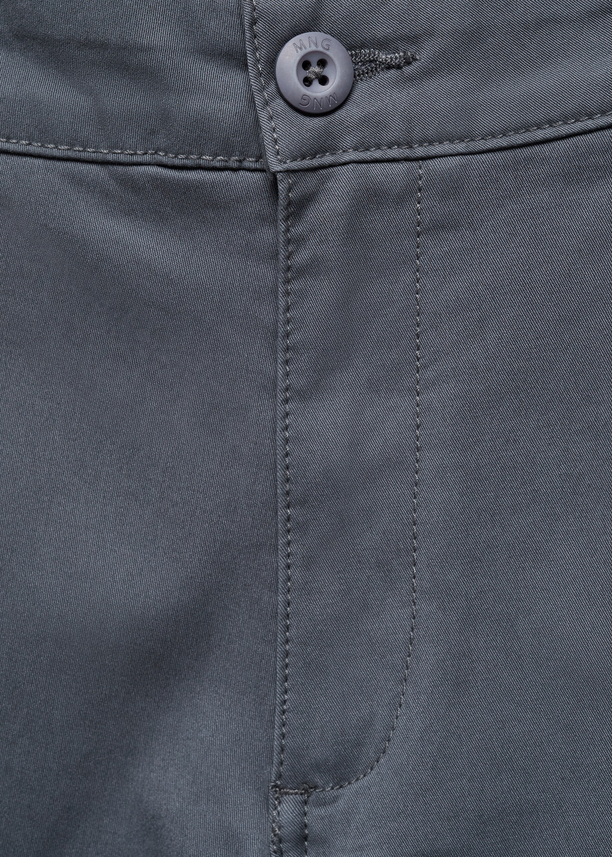 Slim fit cotton Bermuda shorts - Details of the article 8