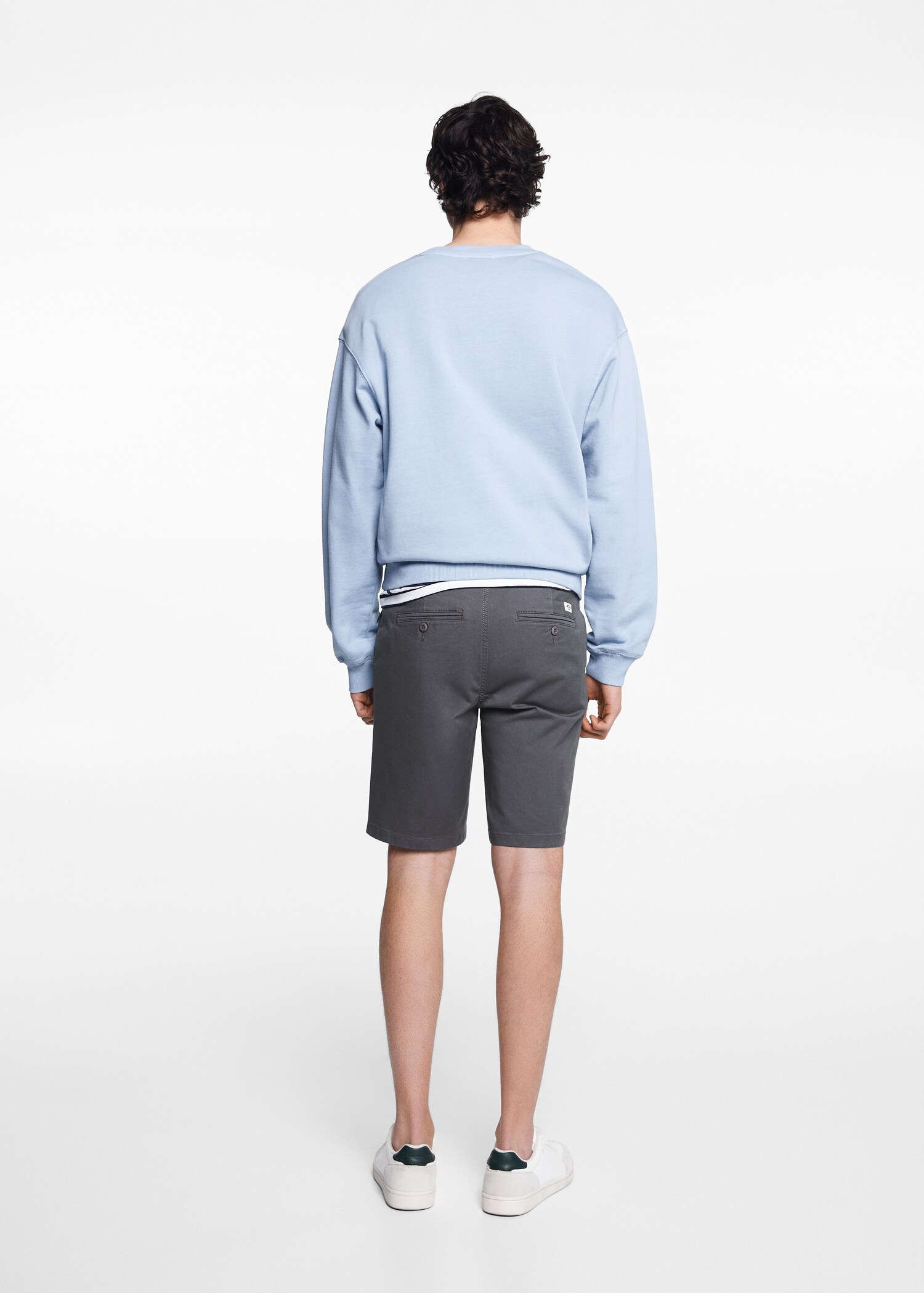 Bermudas slim fit algodón - Reverso del artículo