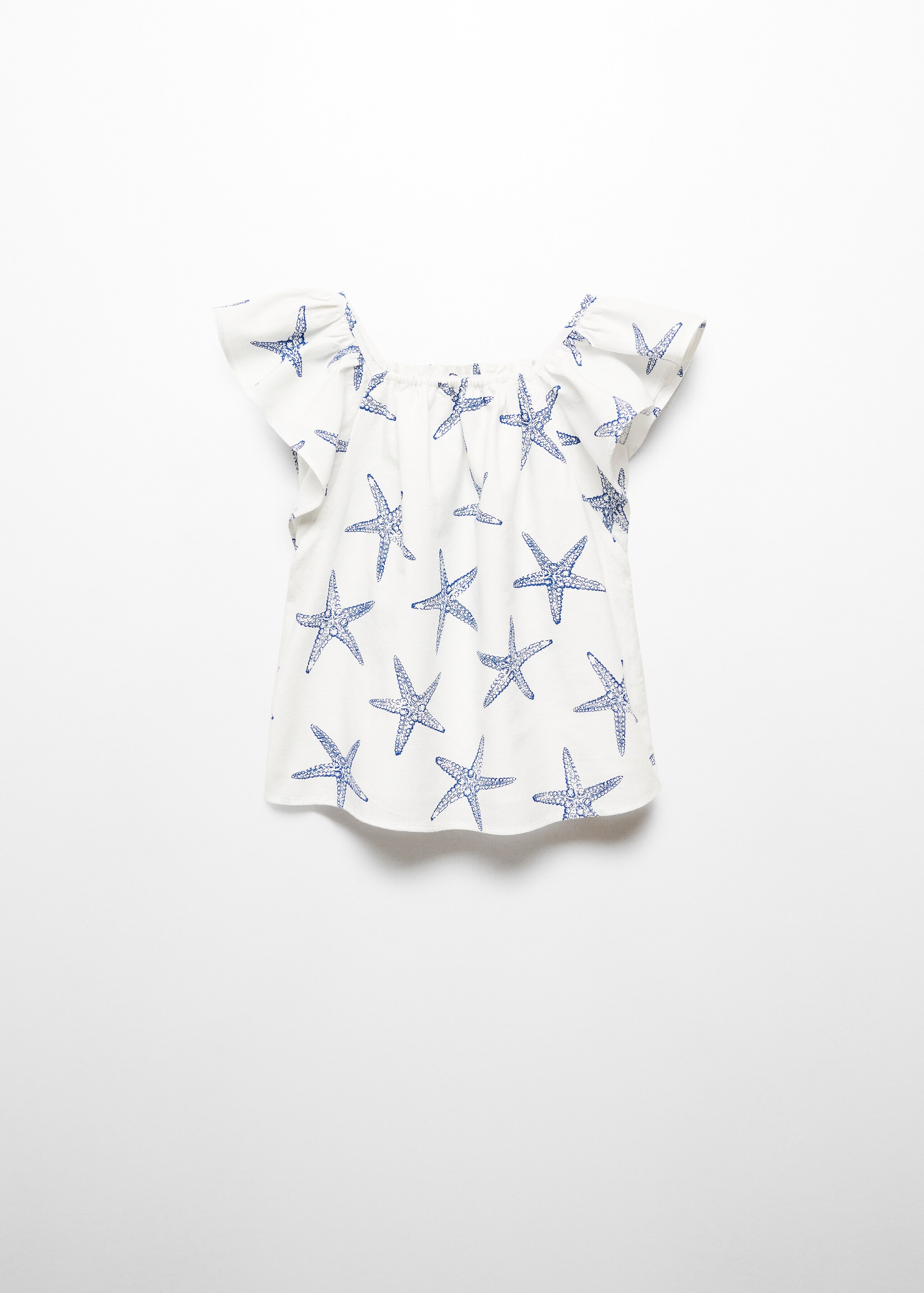 Star print dress - Reverse of the article