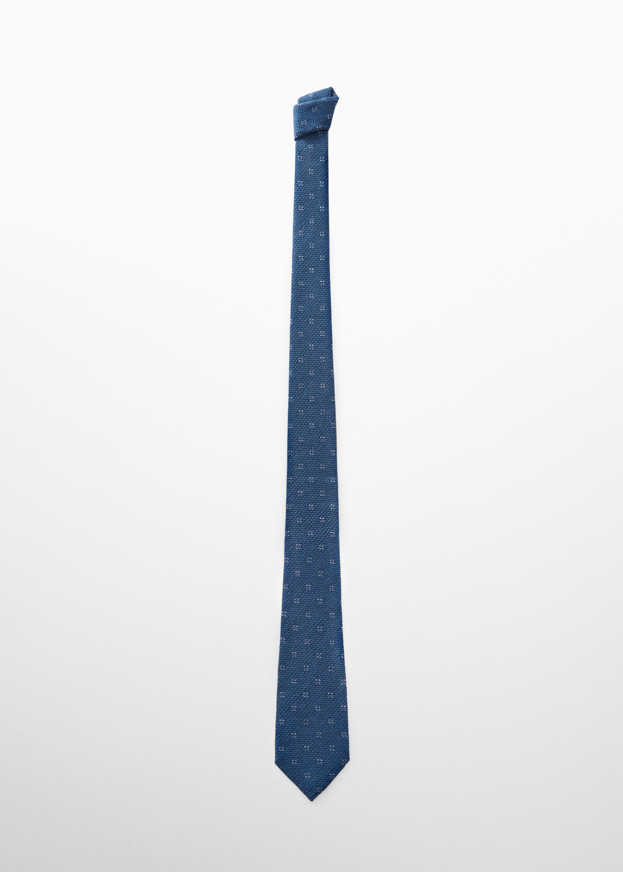 Krawat z 100% jedwabiu morwowego z teksturą - Artykuł bez modela/modelki