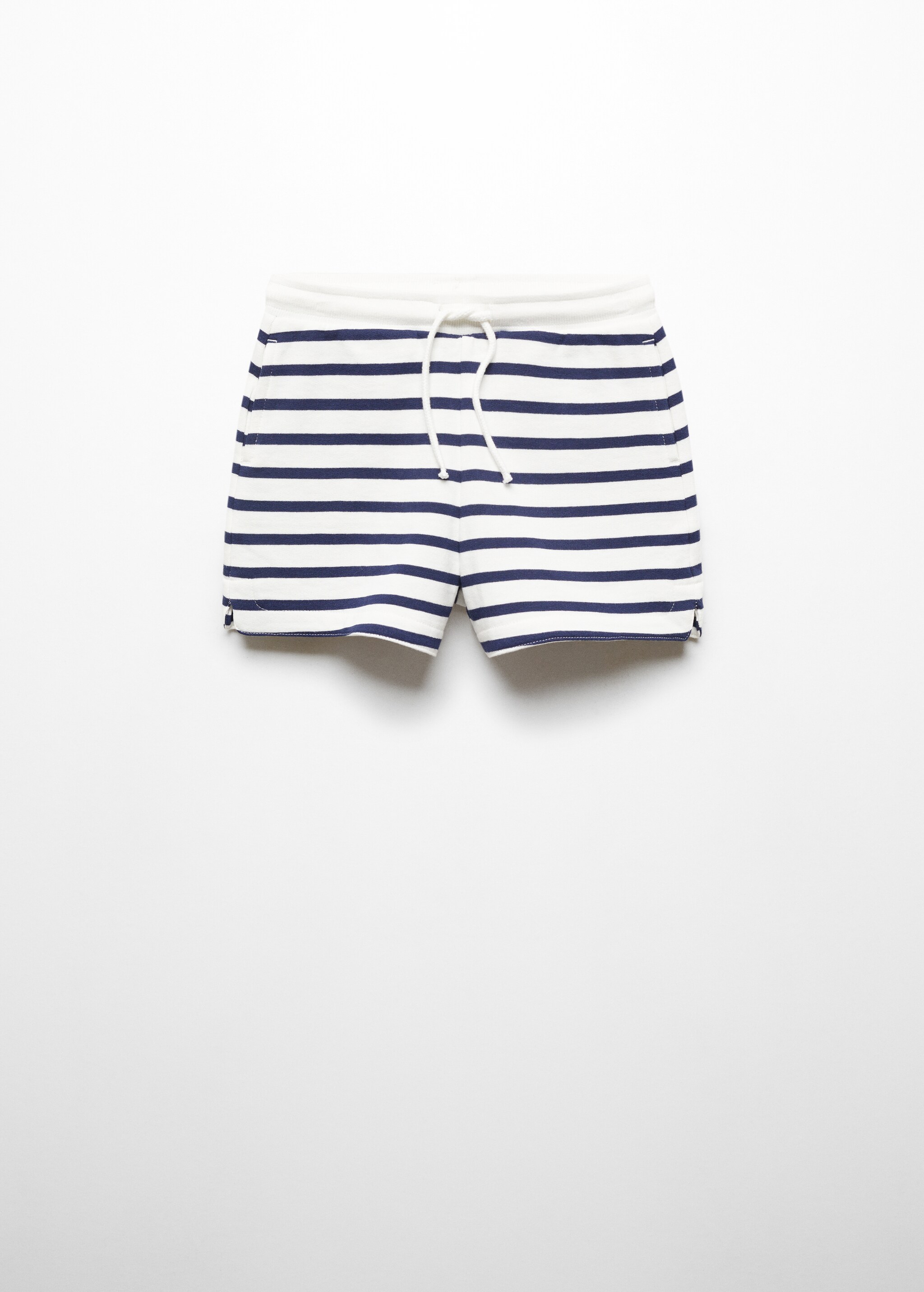 Striped cotton shorts - Article without model