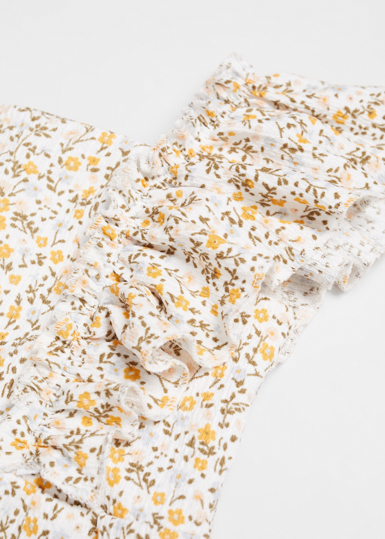 Ruffle floral jumpsuit - Details of the article 8