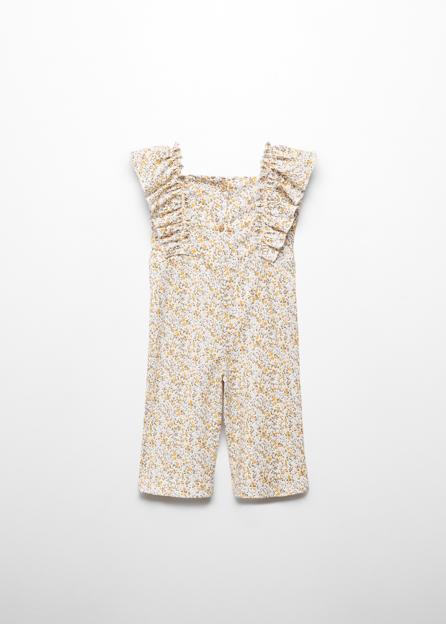 Ruffle floral jumpsuit - Reverse of the article