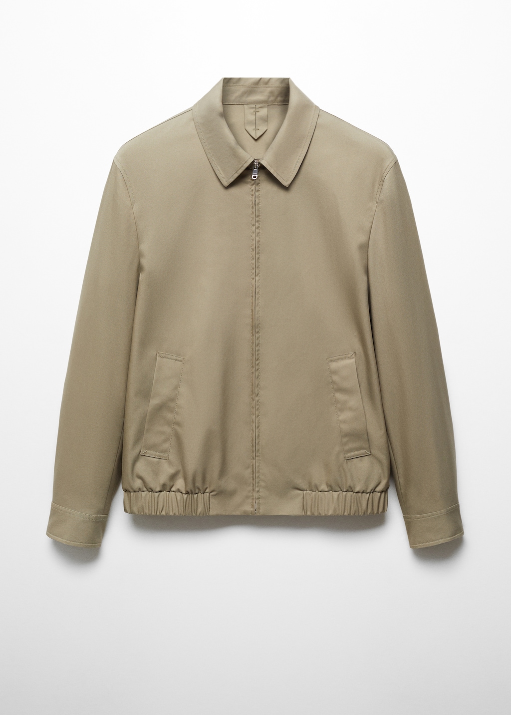 Bomber jacket with zip