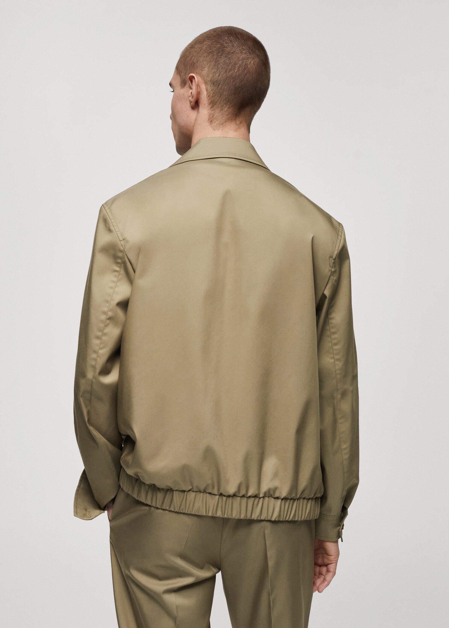 Chaqueta bomber cremallera - Reverso del artículo