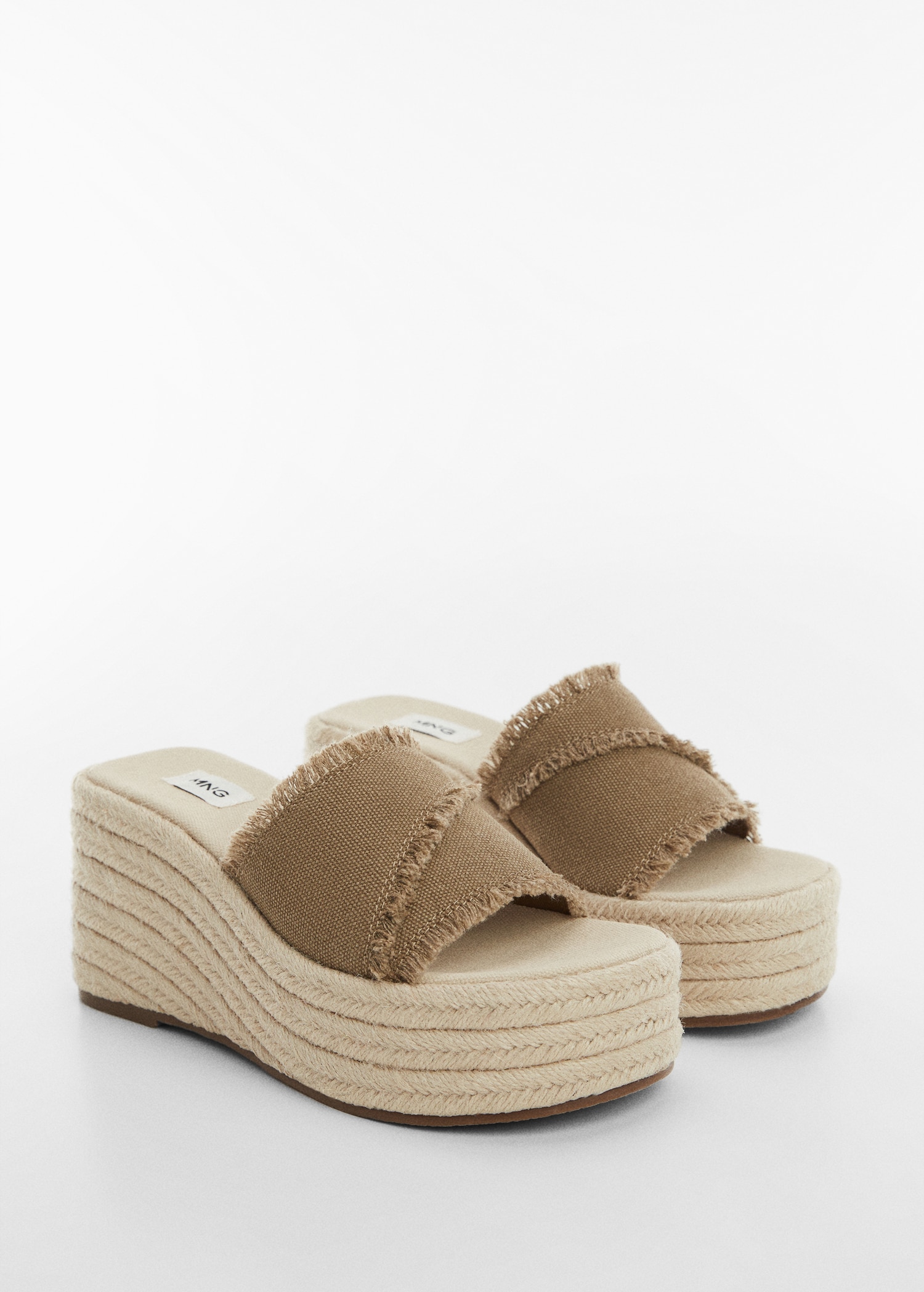 Esparto platform sandals Teen MANGO Lebanon