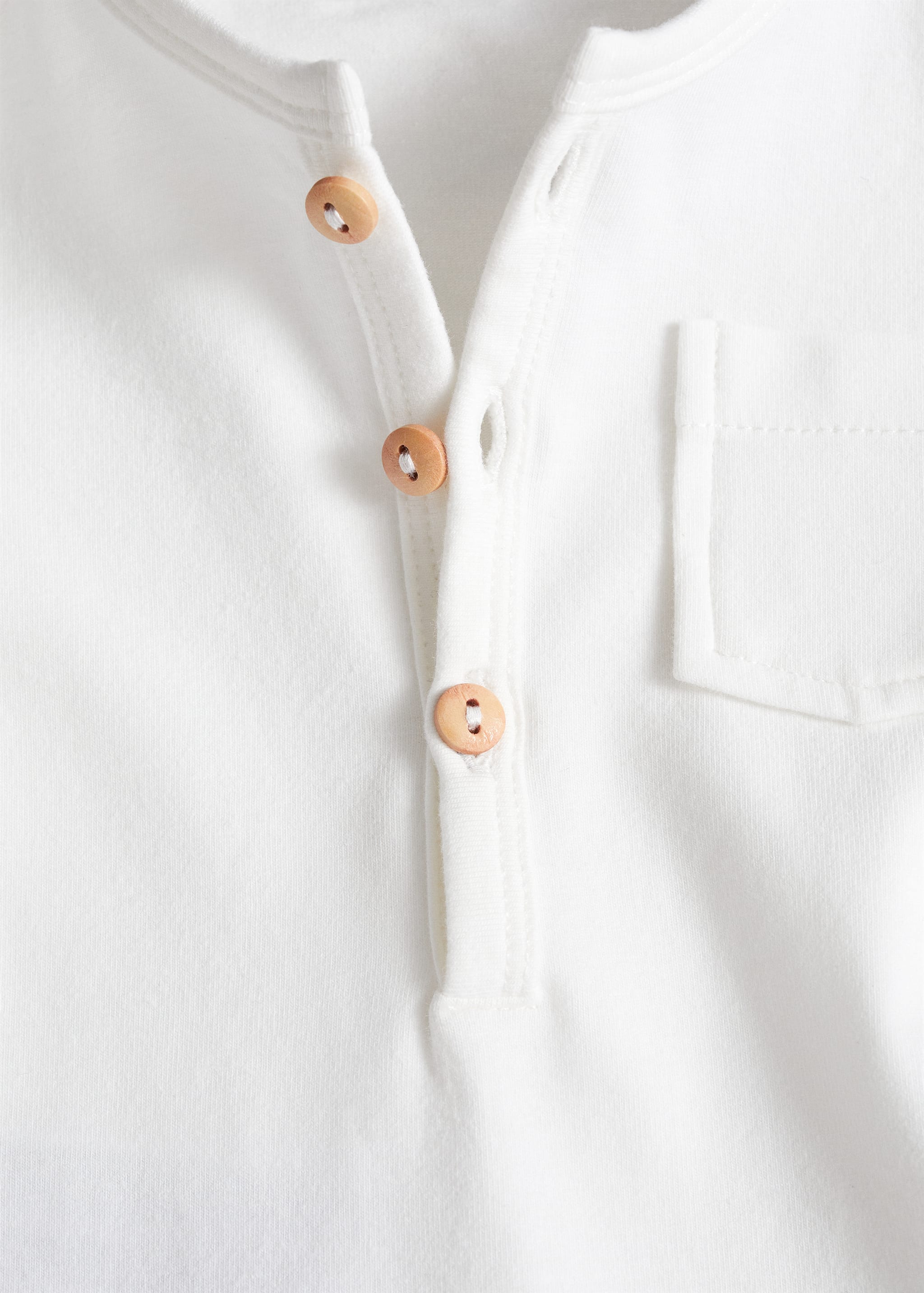 Cotton bodysuit buttons - Details of the article 0