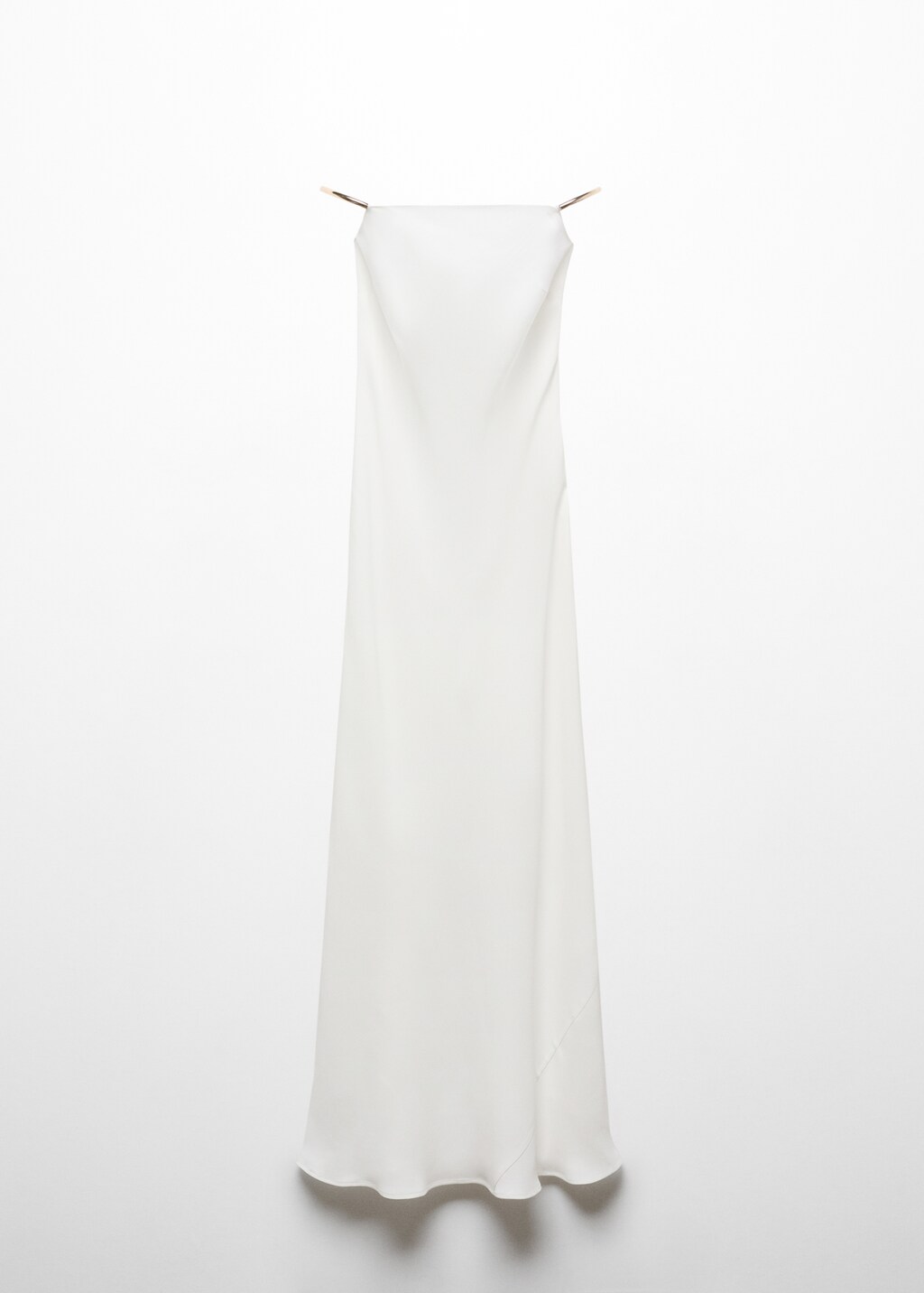 Strapless dress with metallic detail | MANGO Japan