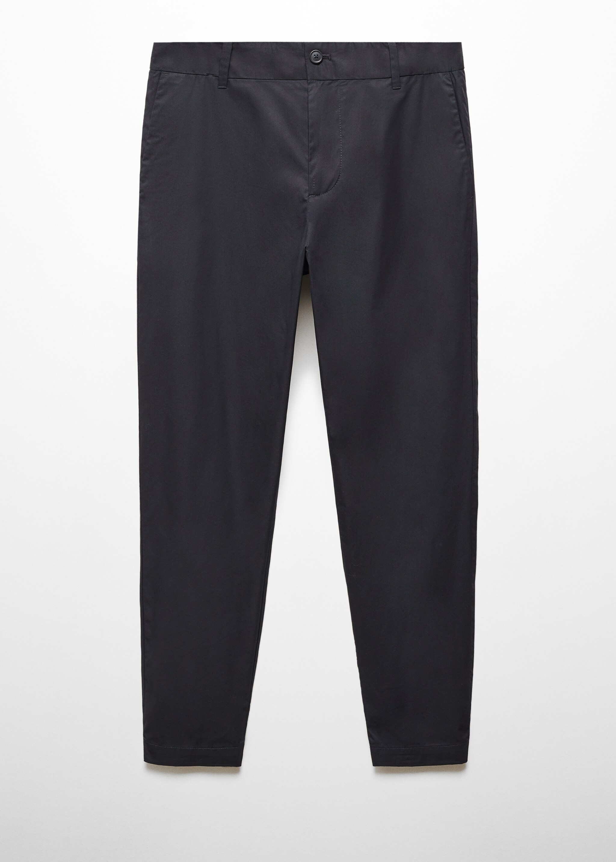 100% slim-fit cotton trousers - Article without model