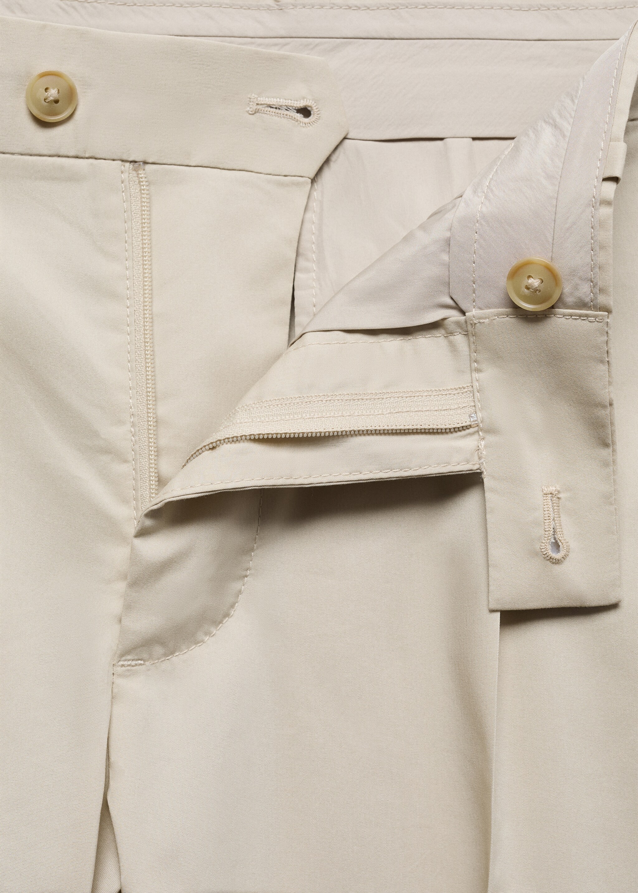 Pantalon coton slim-fit pinces - Détail de l'article 8