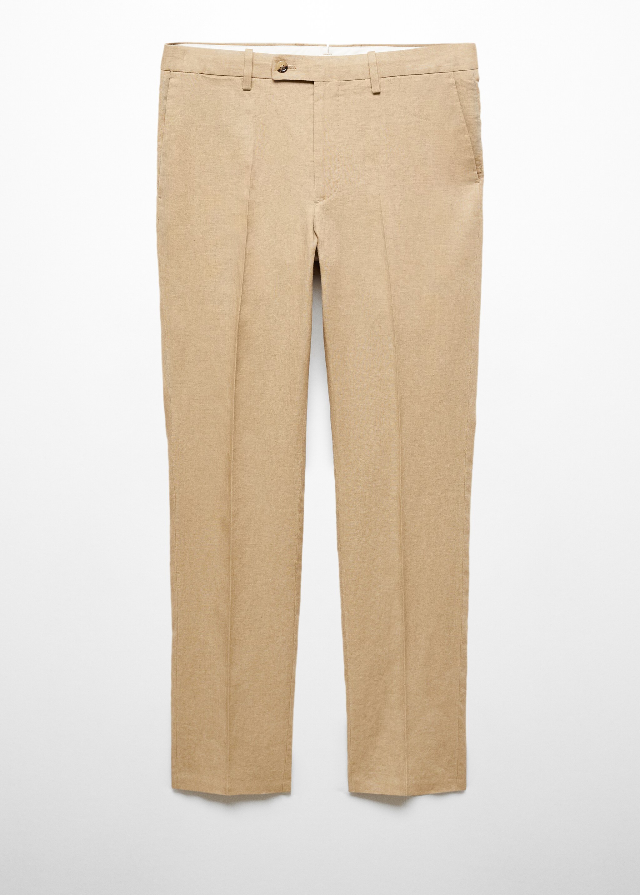 Slim fit suit pants 100% linen - Article without model