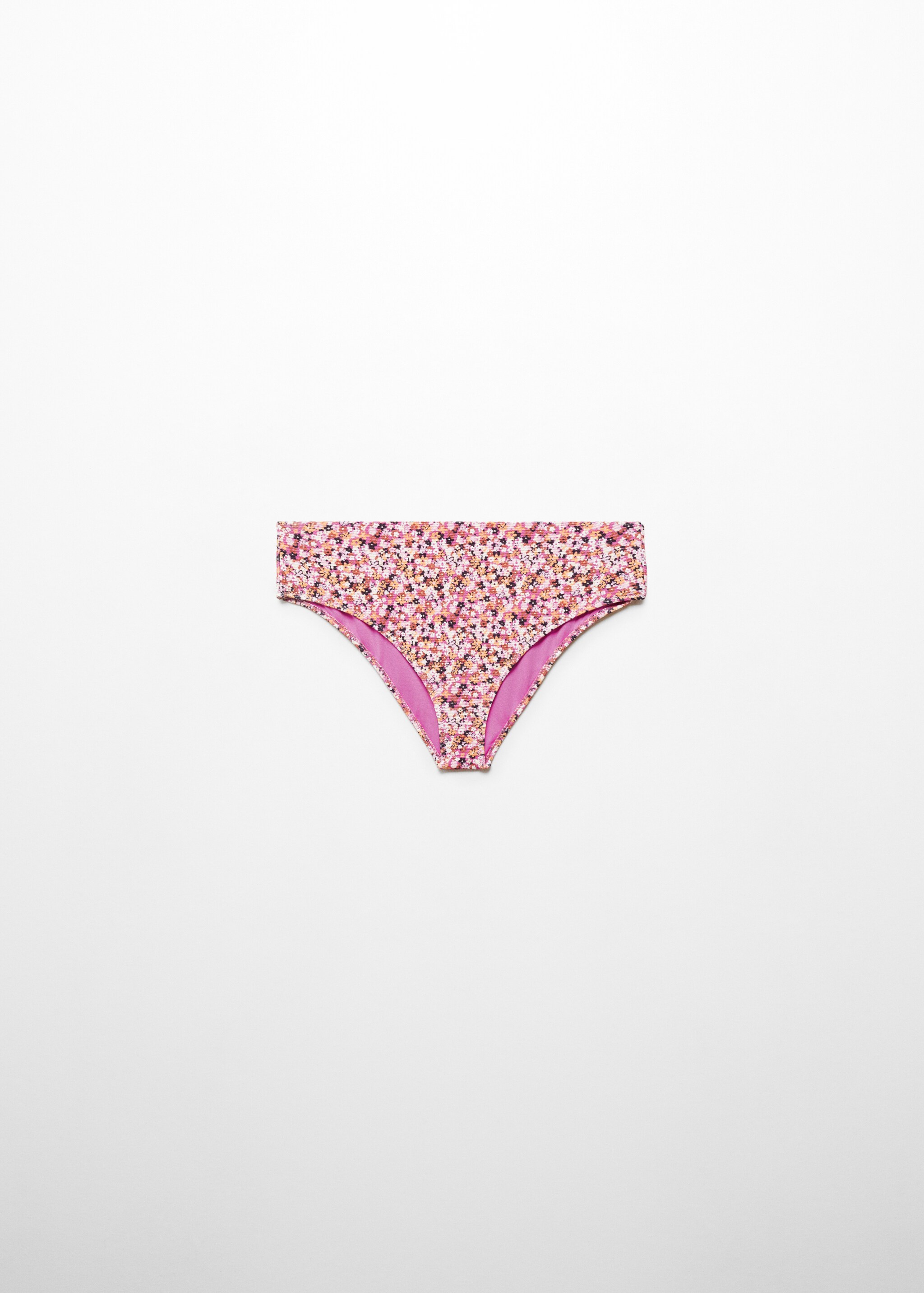 Braguita bikini floral tiro alto - Artículo sin modelo