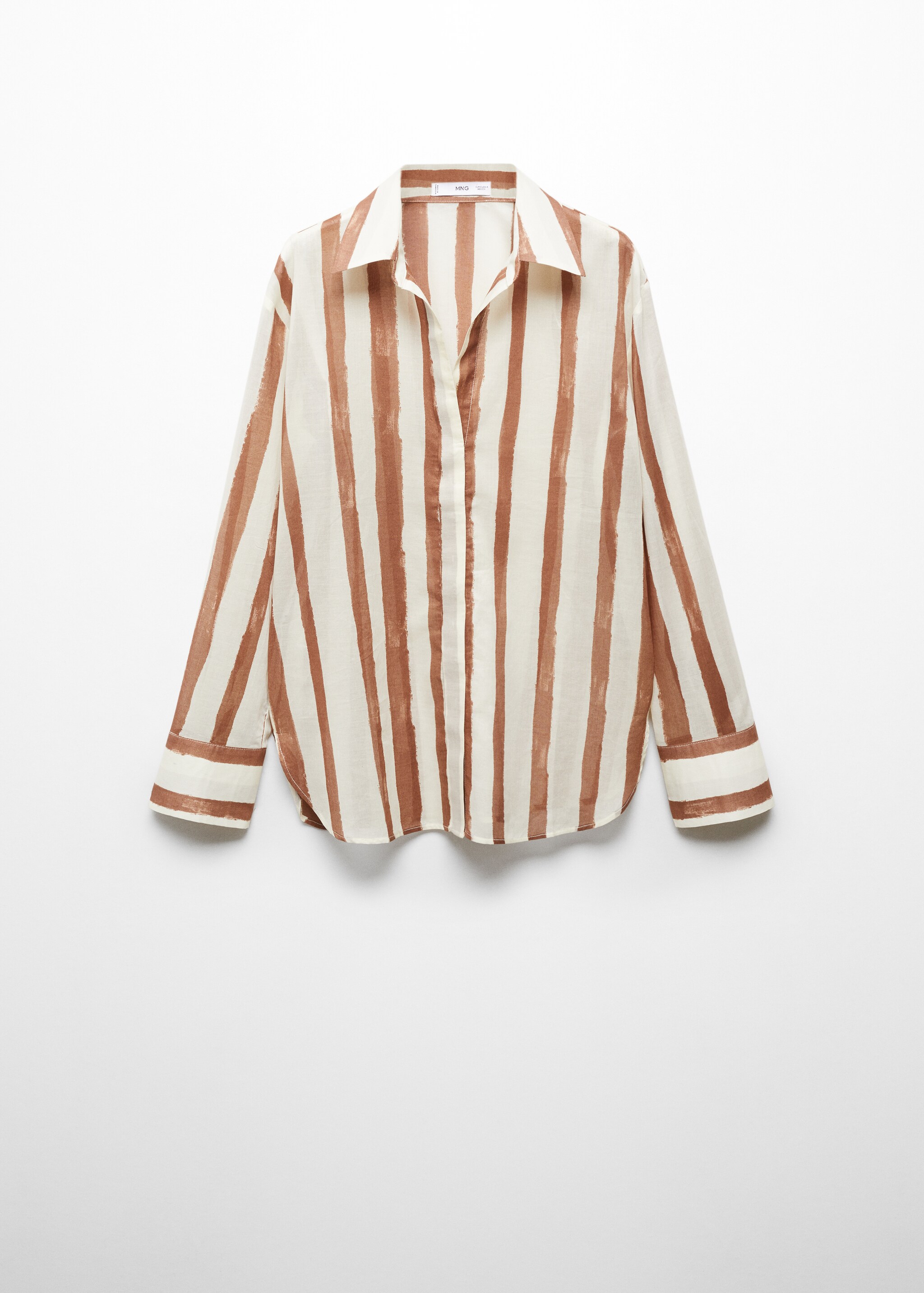 100% cotton striped shirt - Article without model