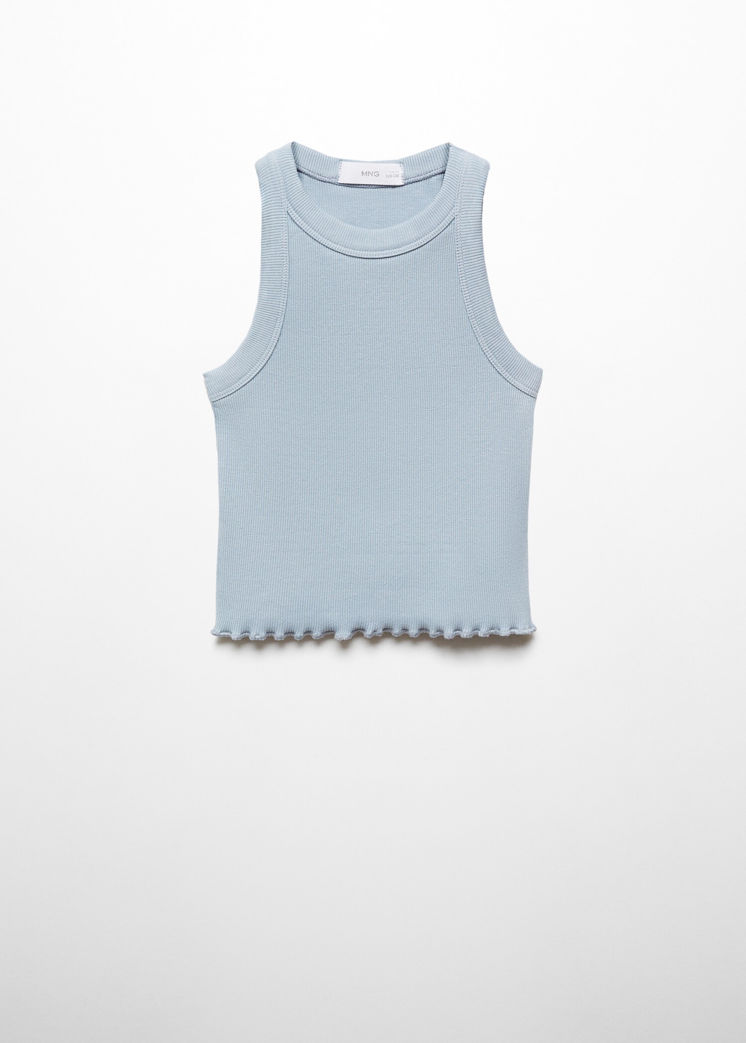 Ribbed strap T-shirt - Article without model