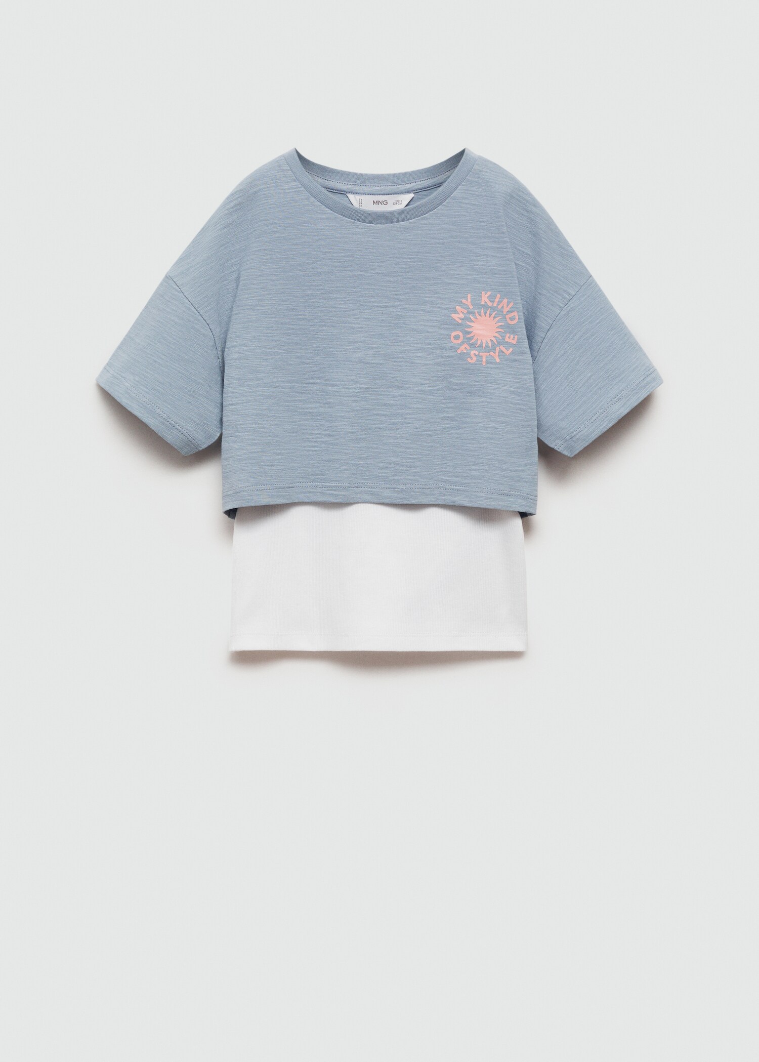 Camiseta estampada doble capa - Artículo sin modelo