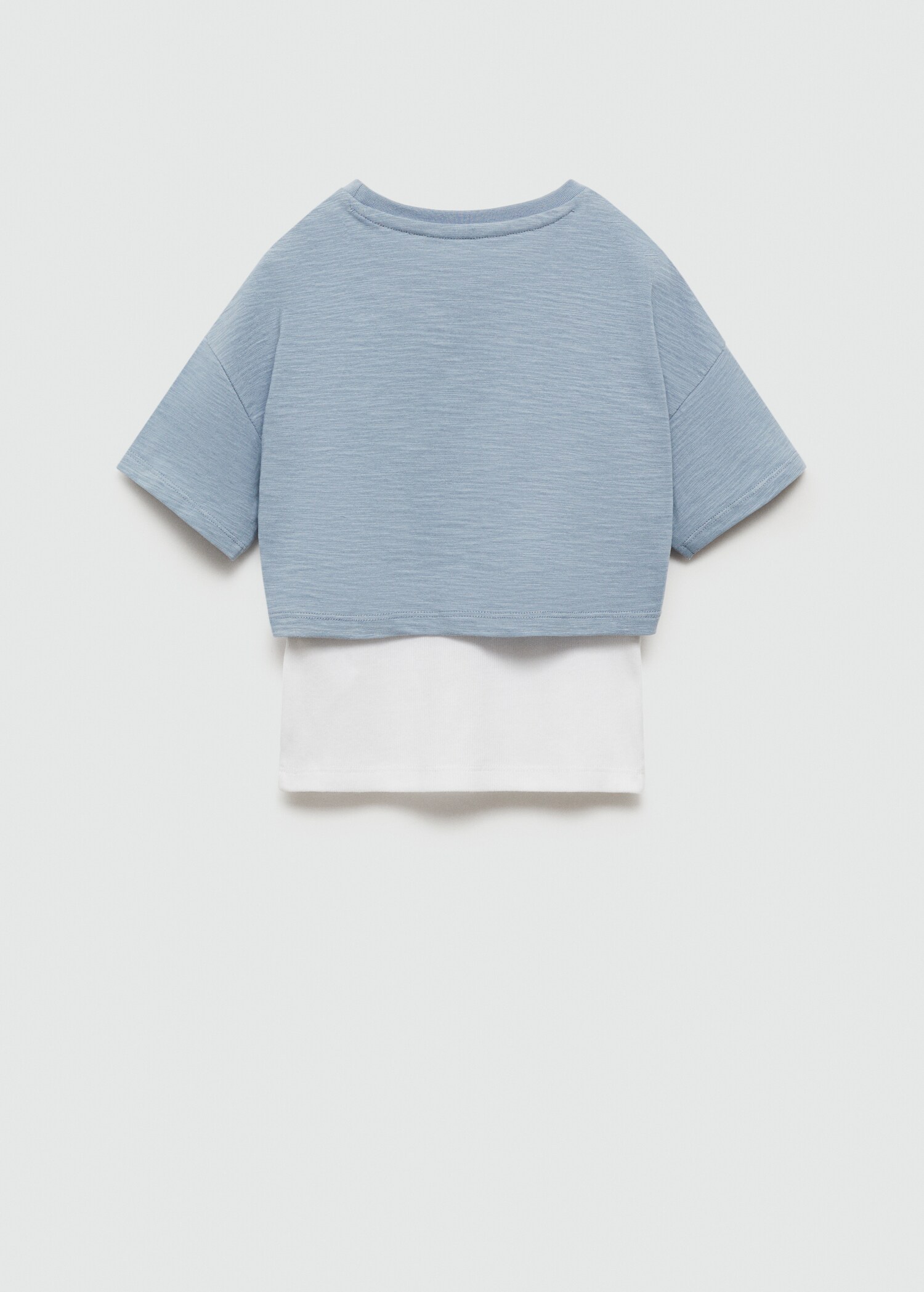 Camiseta estampada doble capa - Reverso del artículo