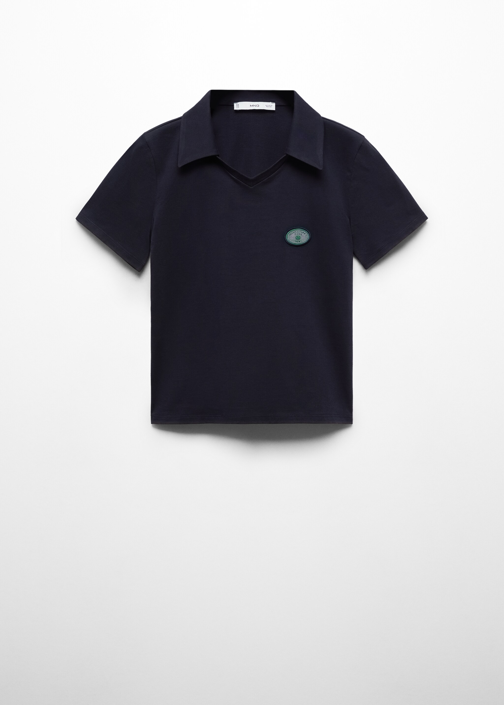 100% cotton polo shirt with logo - Article without model