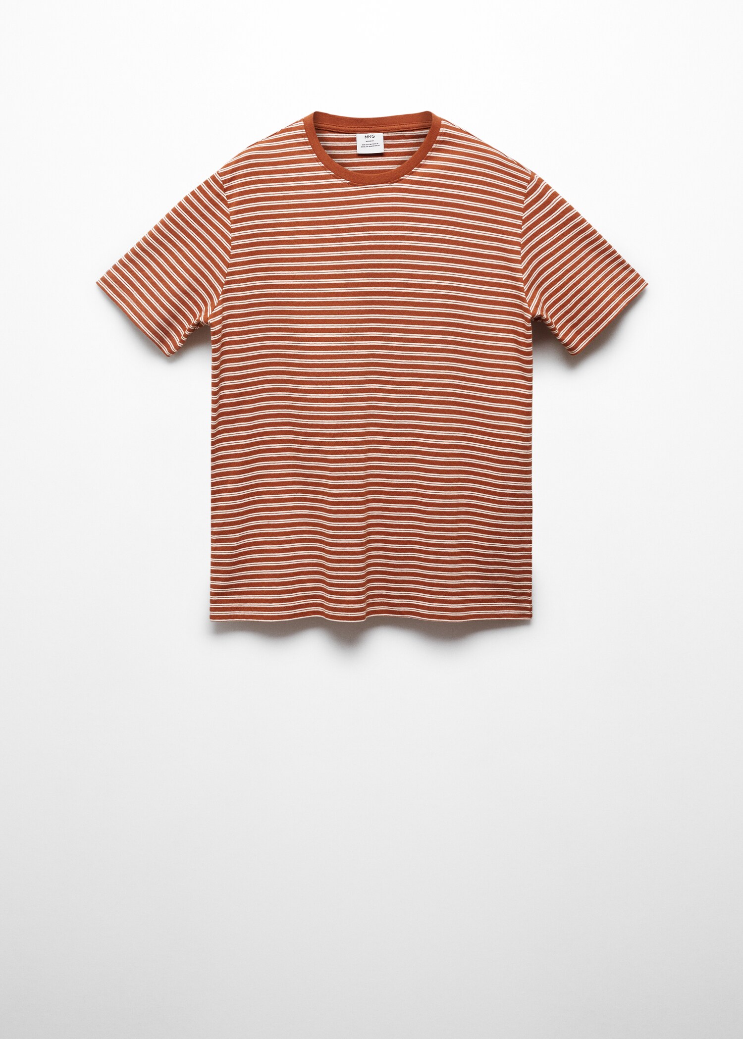 T-shirt algodão linho riscas - Artigo sem modelo