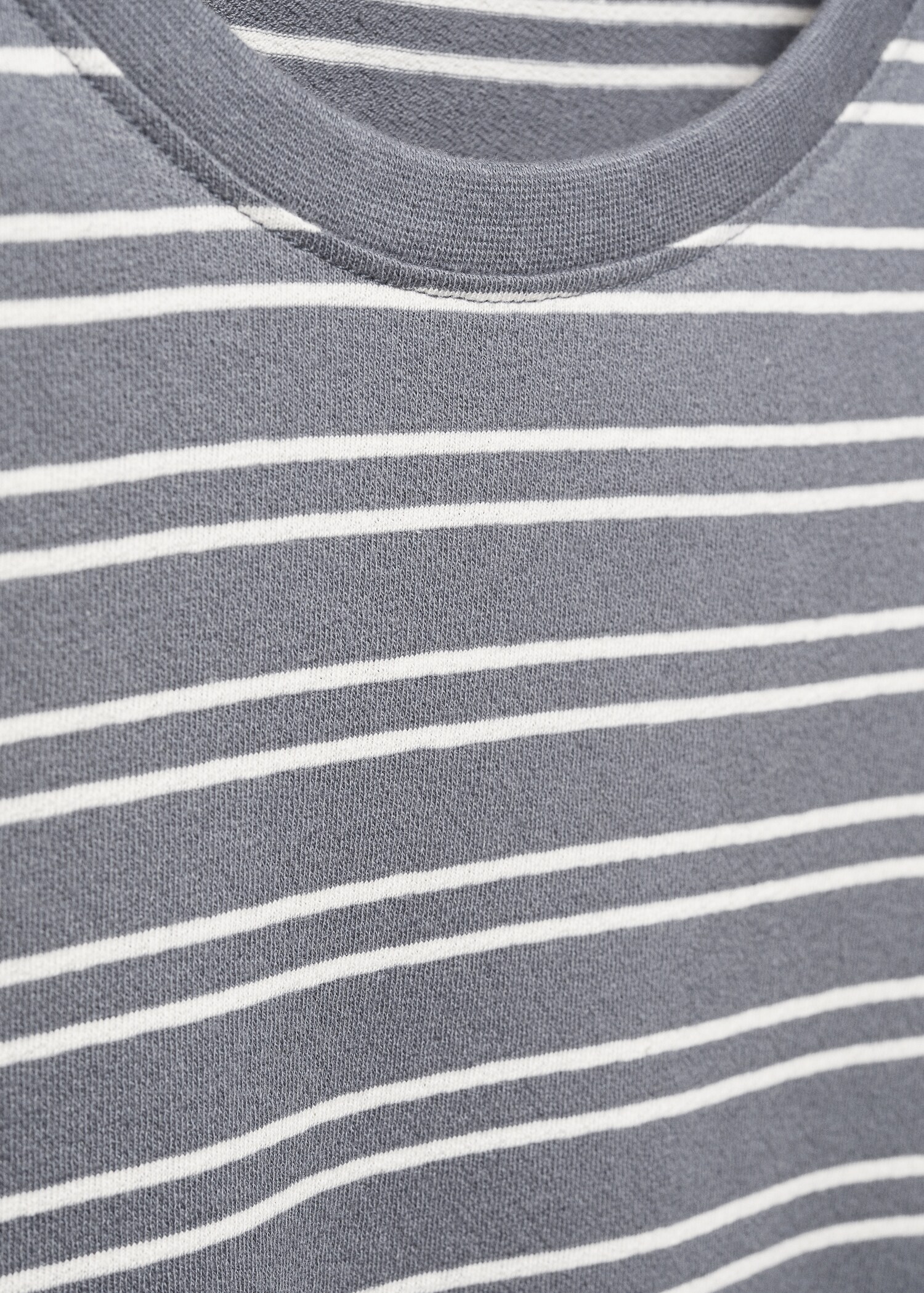 T-shirt algodão linho riscas - Pormenor do artigo 8