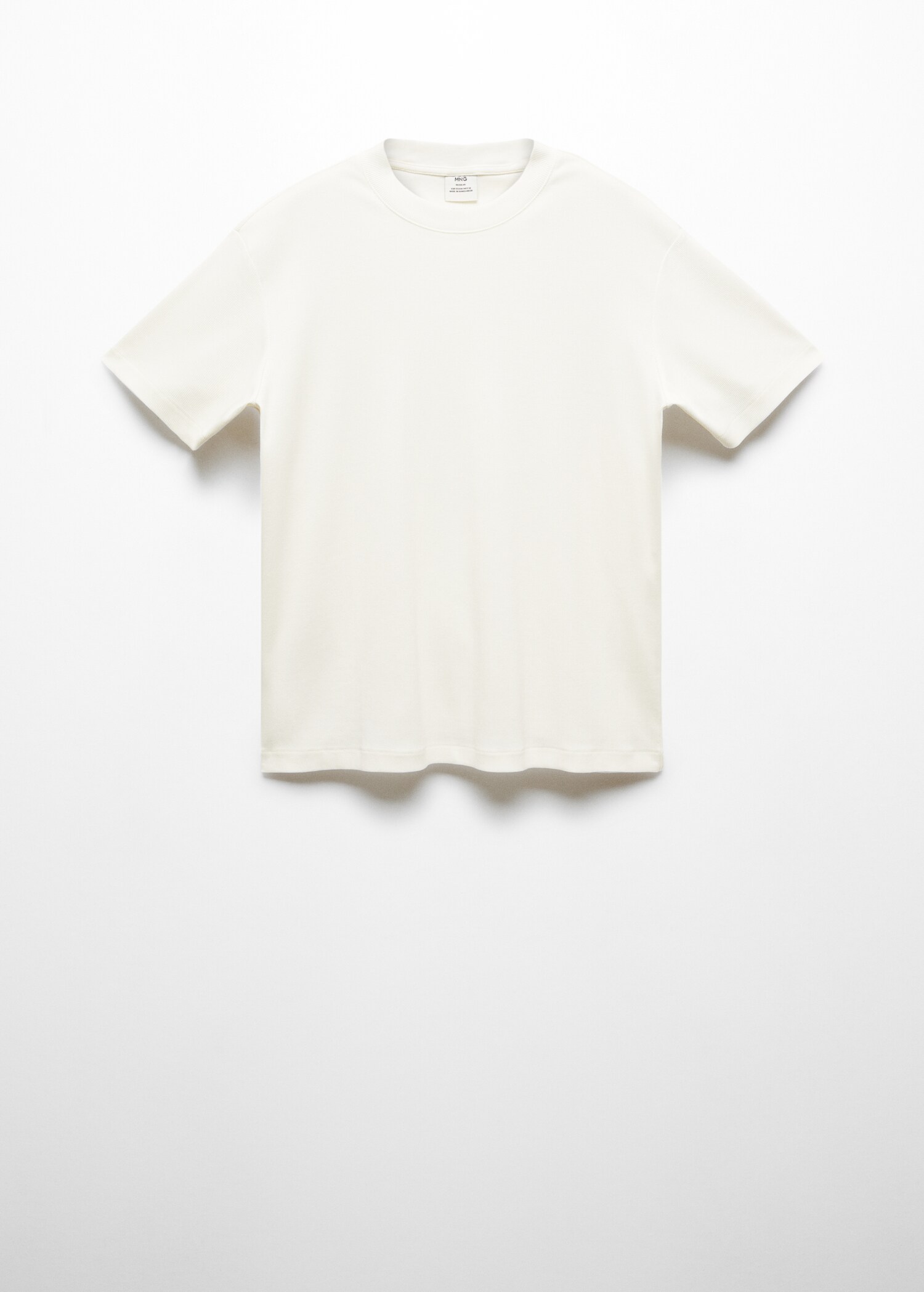 T-shirt regular fit de algodão - Artigo sem modelo
