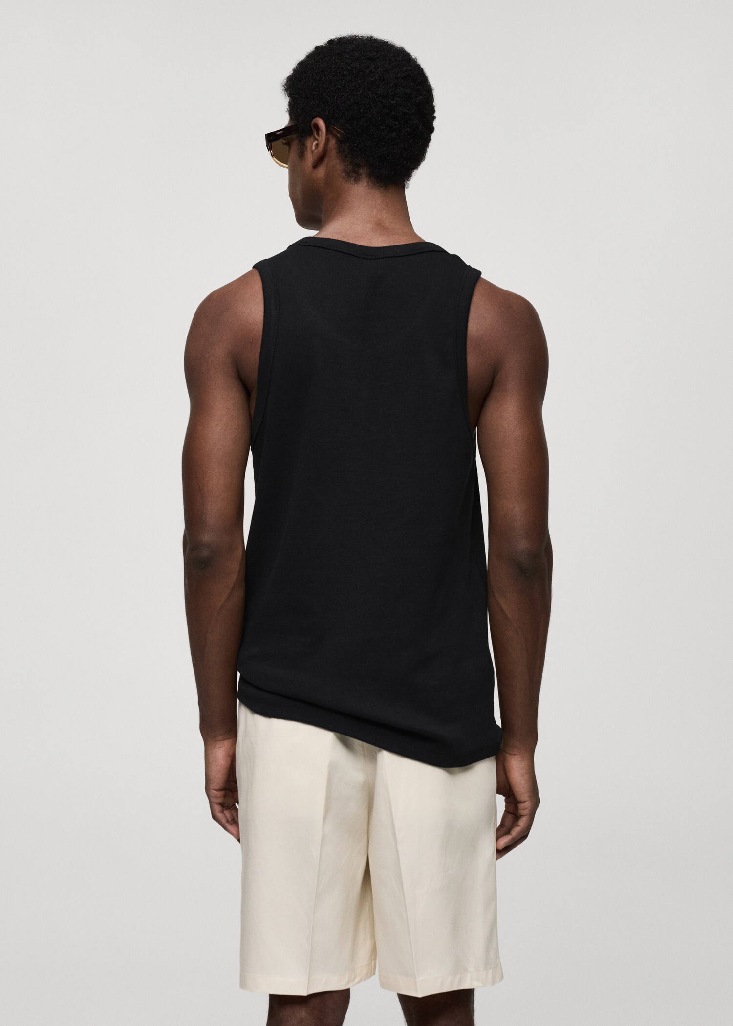 T-shirt algodão alças - Verso do artigo