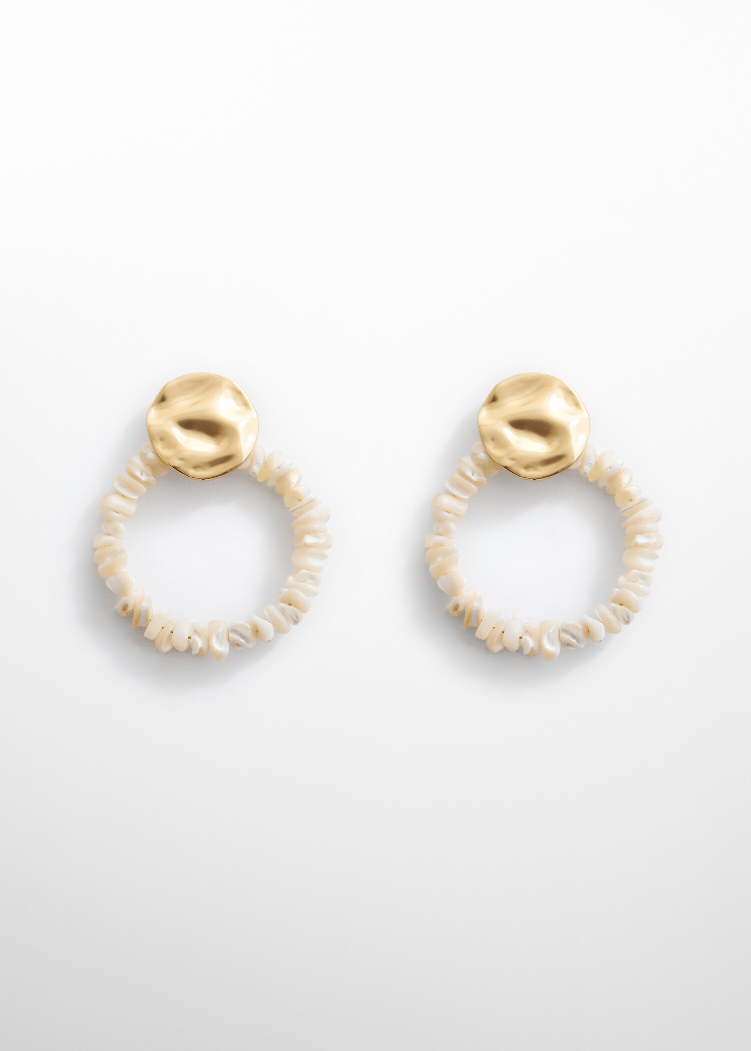 Bead hoop earrings - Article without model