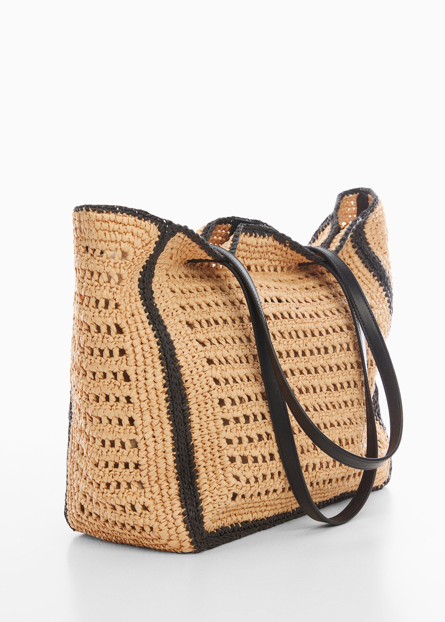 Natural fiber shopper bag - Medium plane