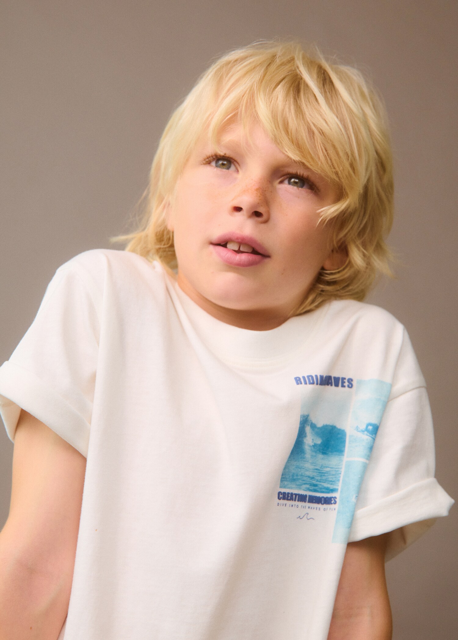 Printed cotton-blend T-shirt - Details of the article 5