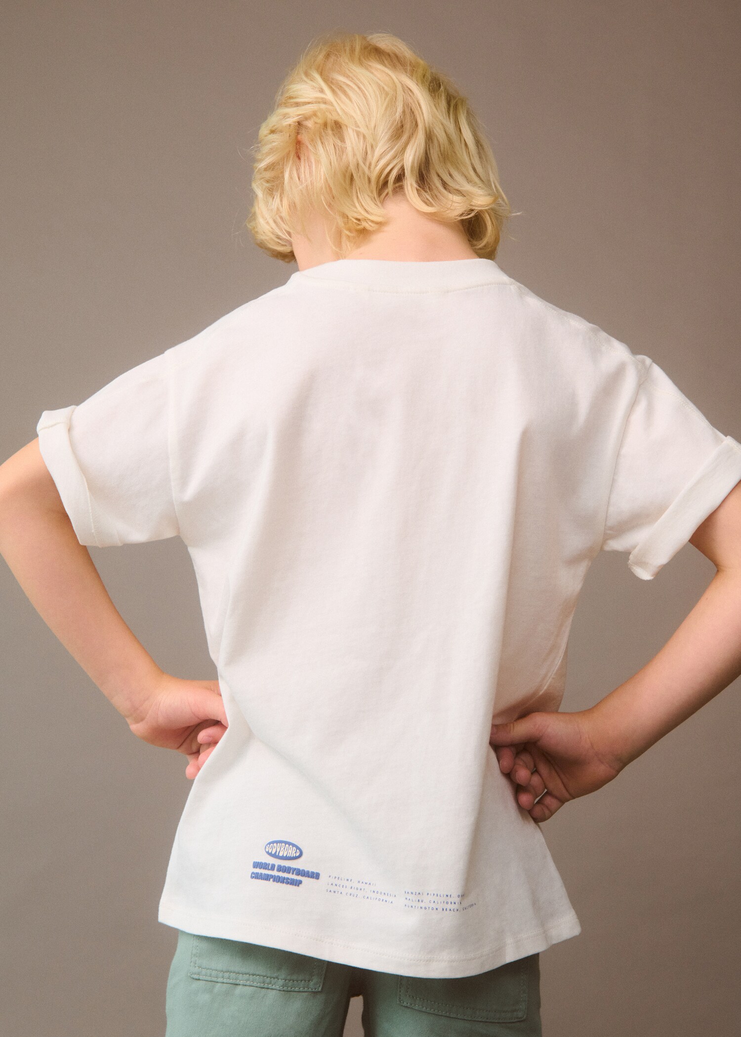 Printed cotton-blend T-shirt - Details of the article 7