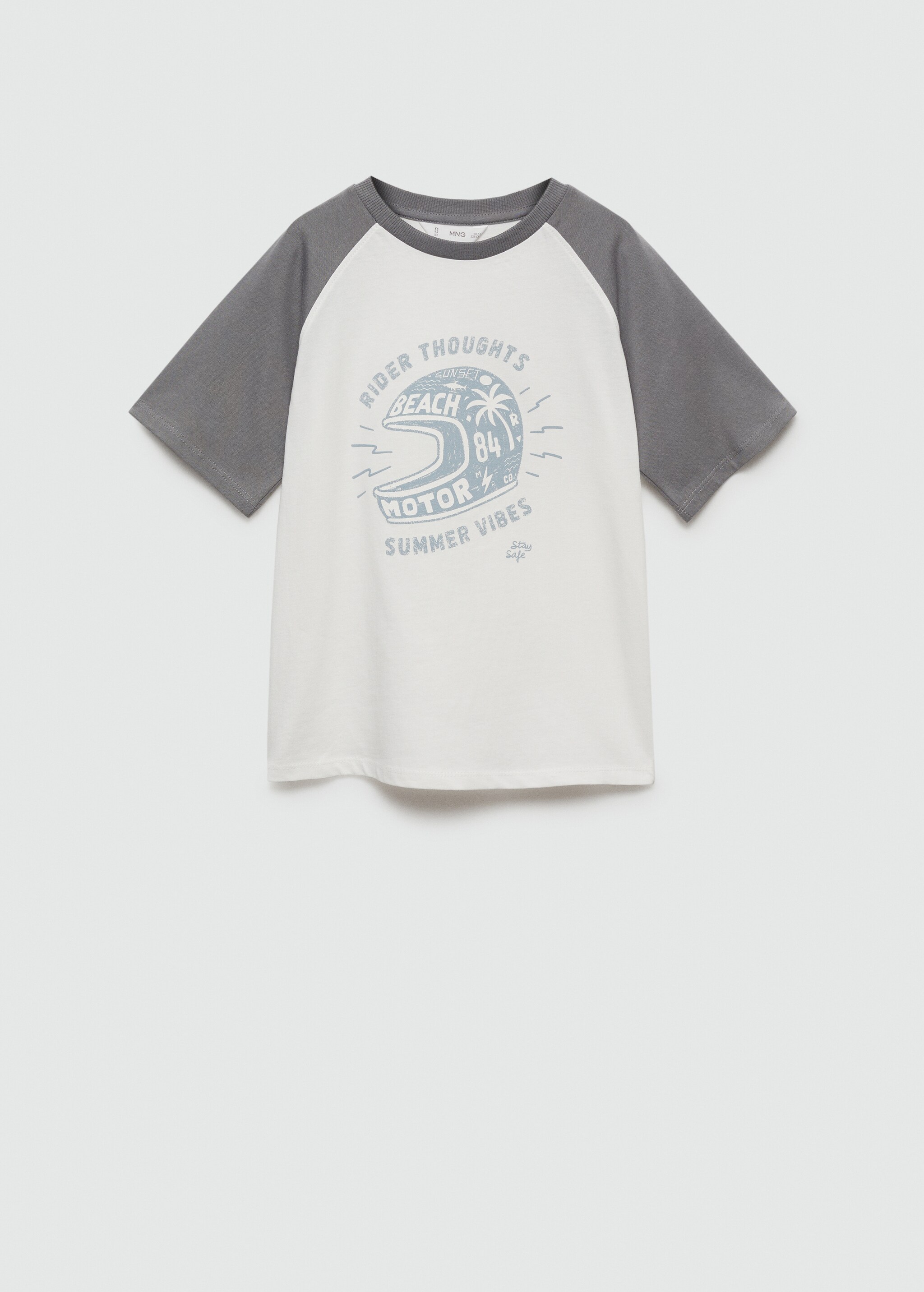 Camiseta bicolor estampada - Artículo sin modelo