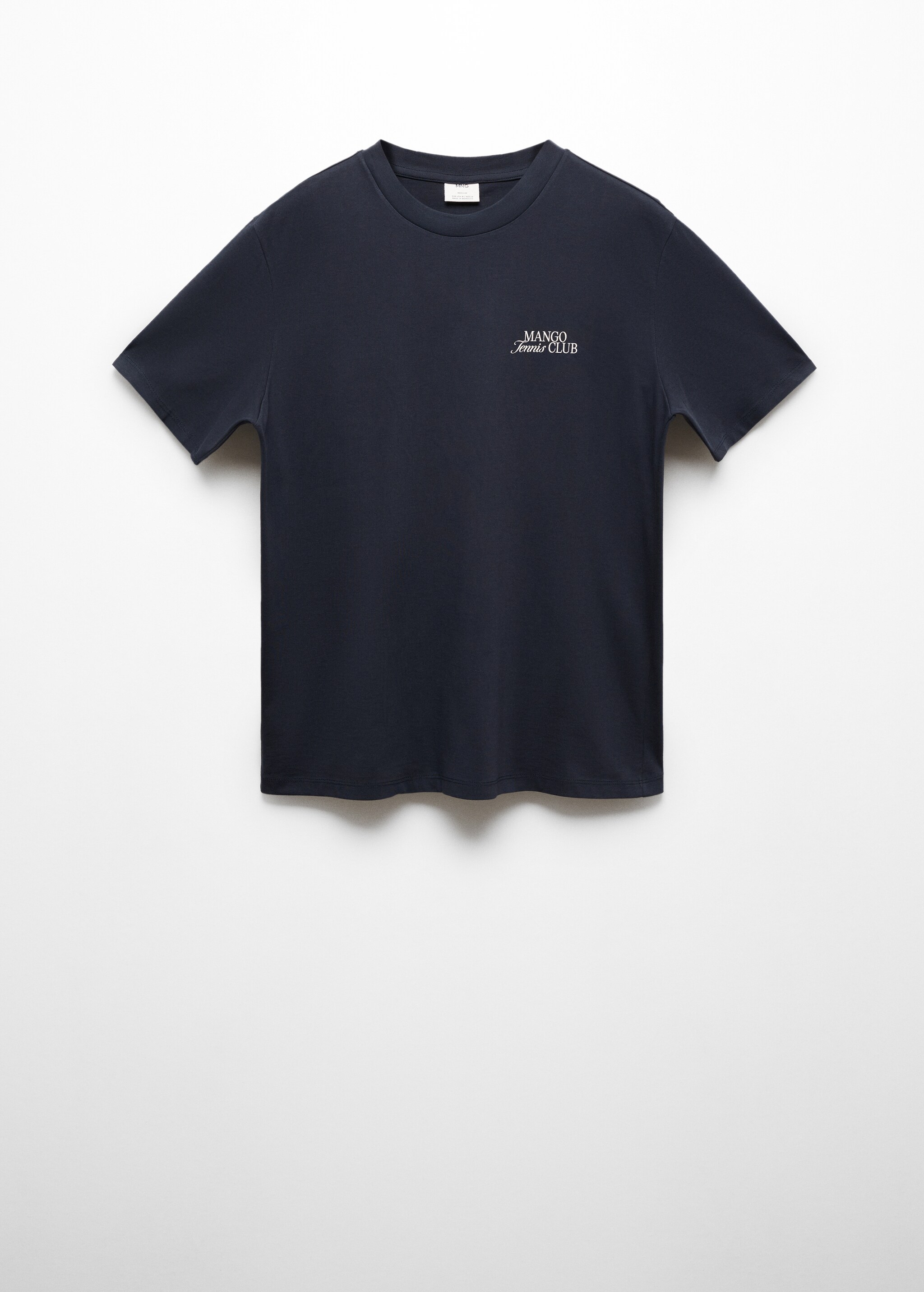 T-shirt regular fit de algodão estampada - Artigo sem modelo
