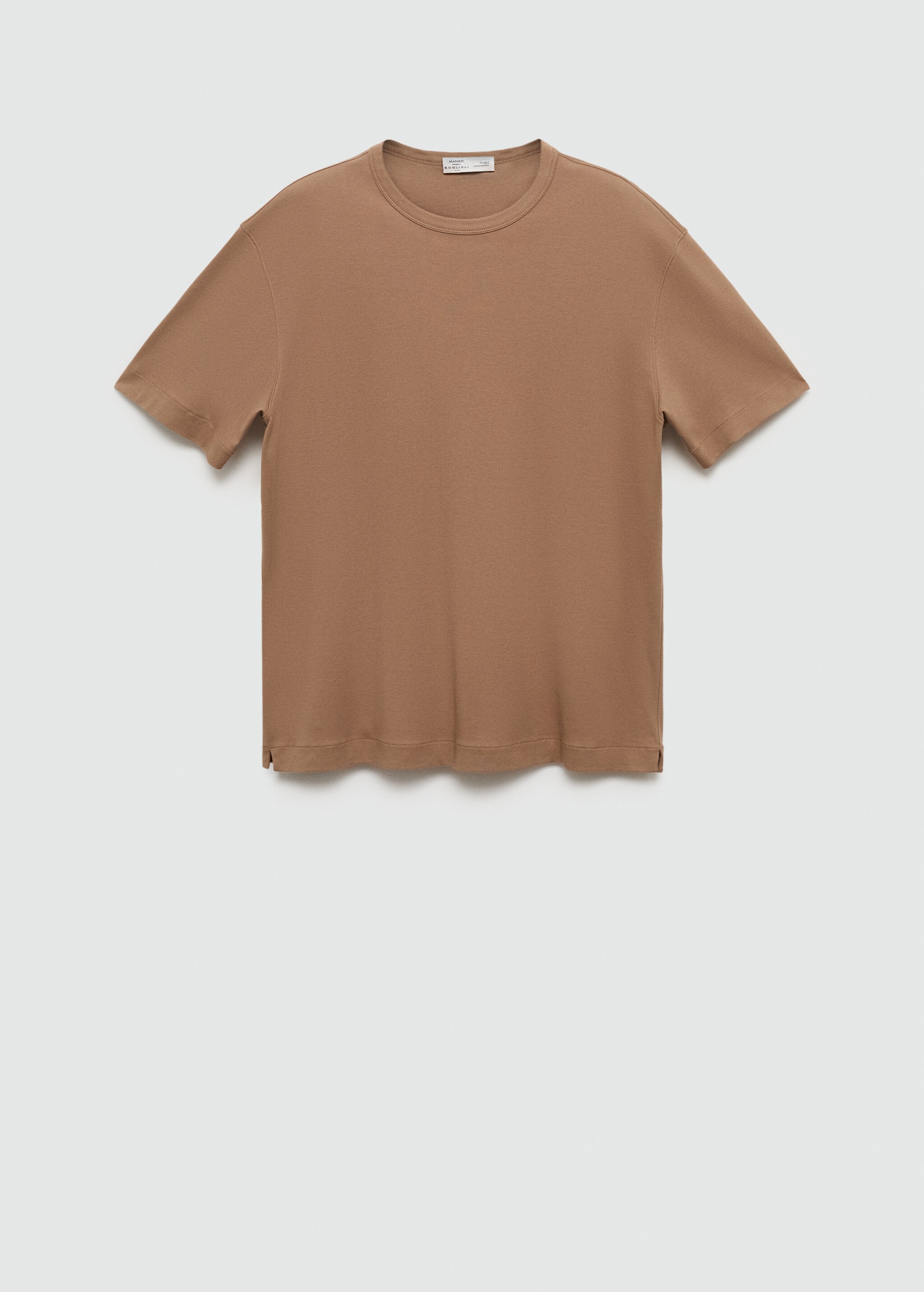 T-shirt slim fit de 100% algodão - Artigo sem modelo