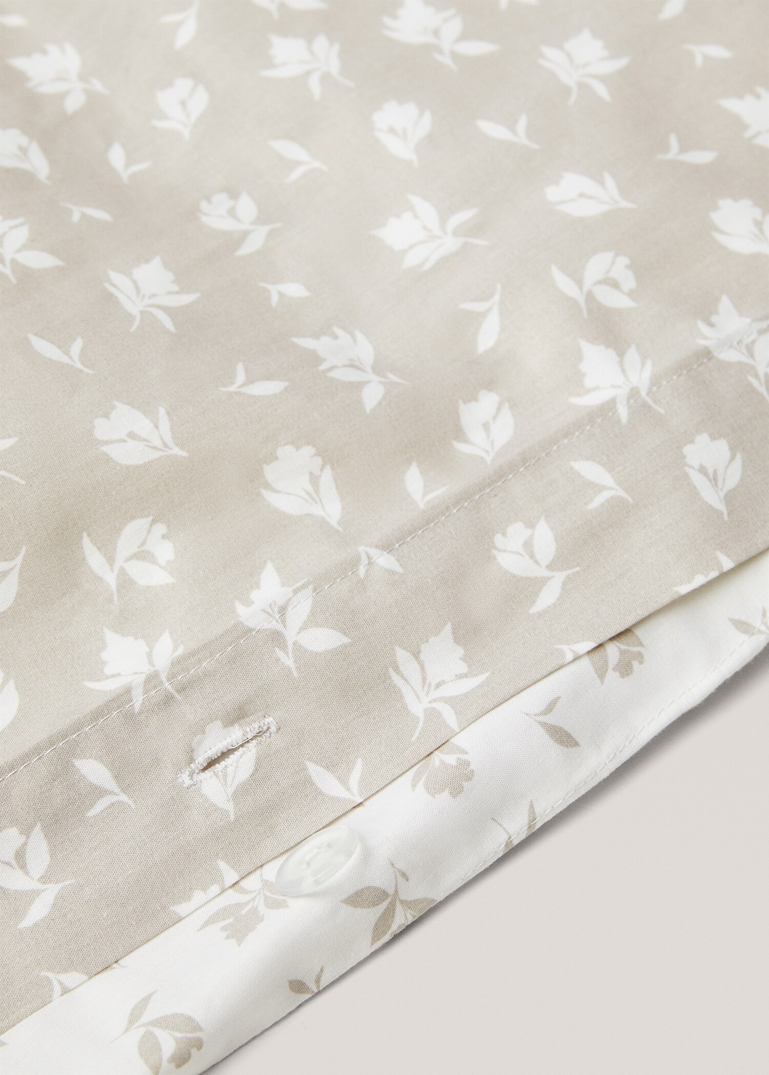 Funda nórdica algodón diseño floral reversible cama 90cm - Detalle del artículo 1