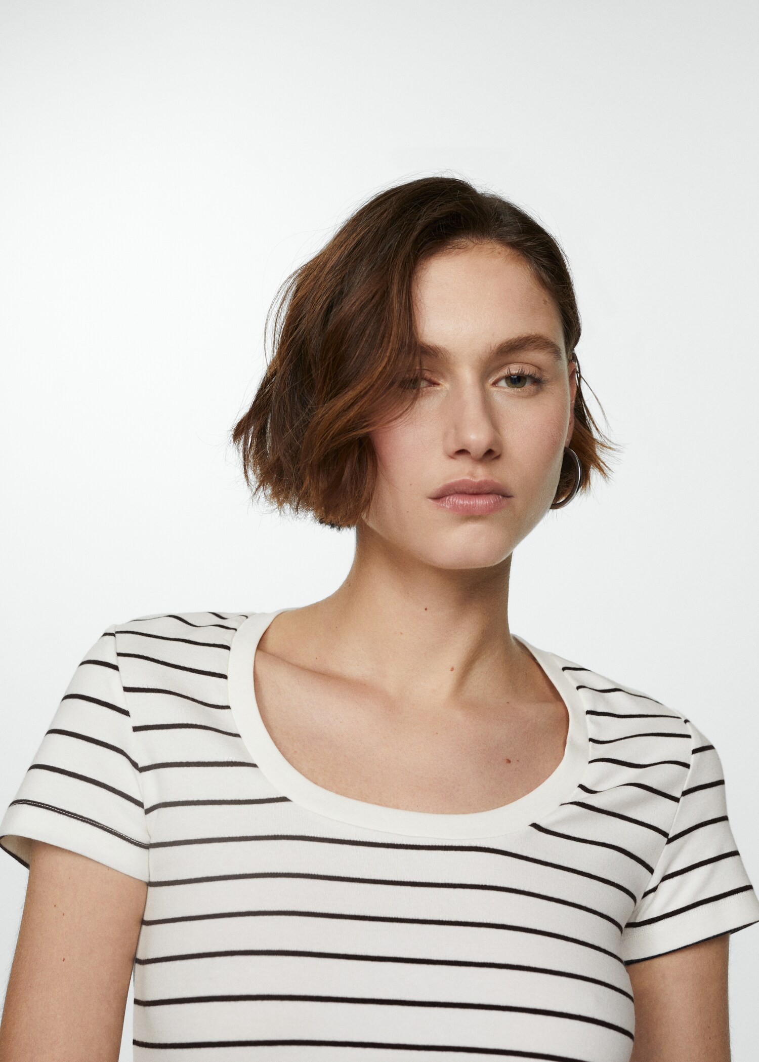 Camiseta rayas estampada - Detalle del artículo 1