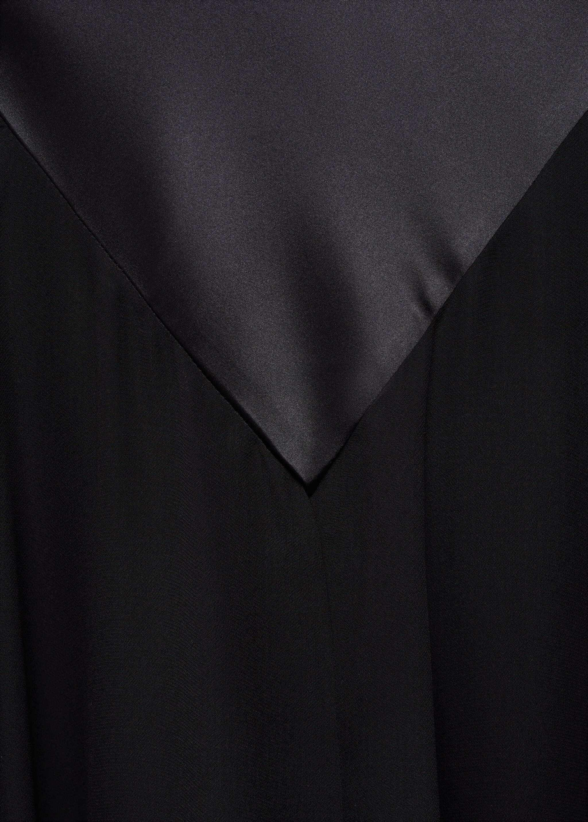 Полупрозрачное платье из шелка с комбинированным лифом - Деталь изделия 8