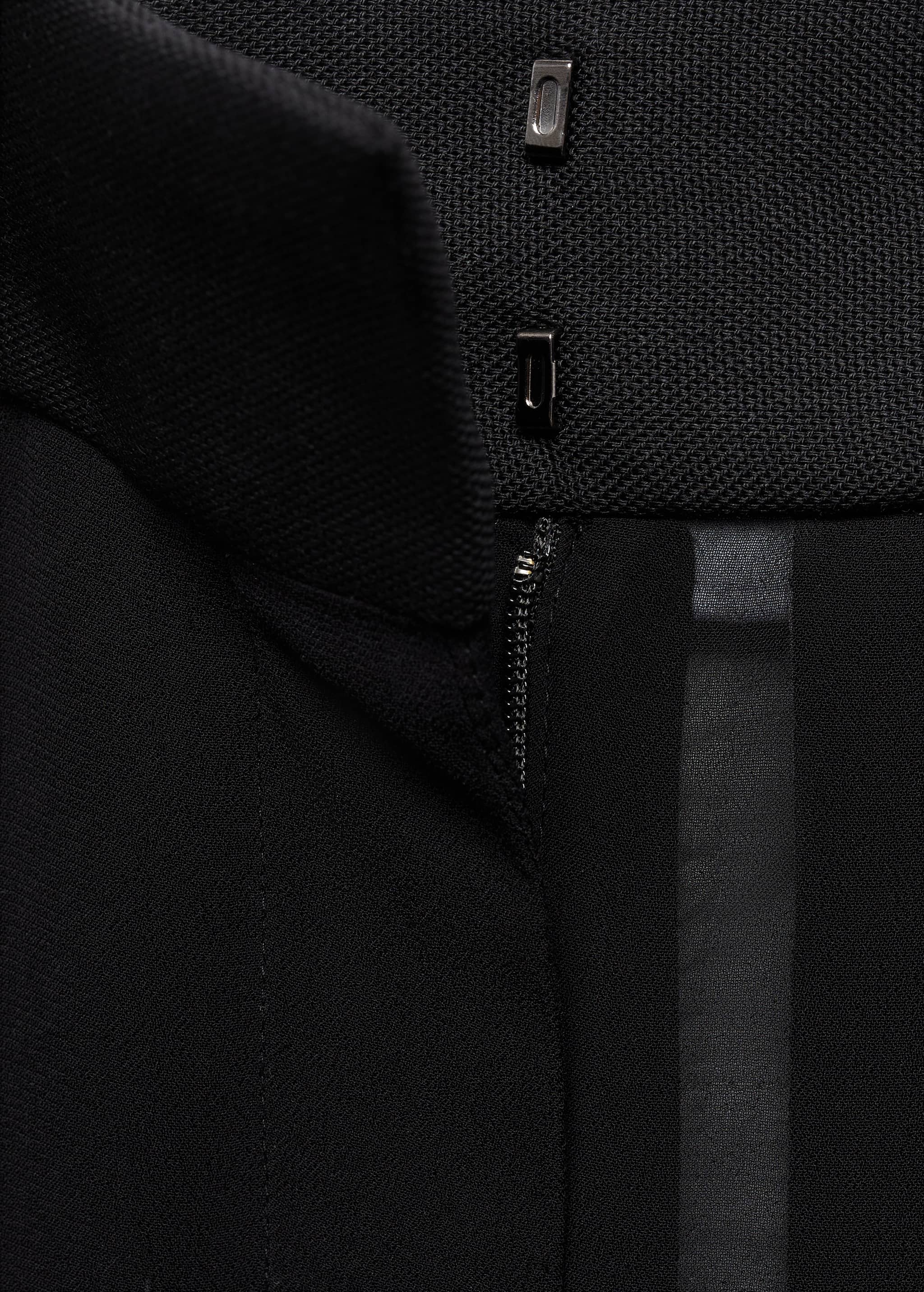 Semi-transparent straight trousers - Details of the article 8