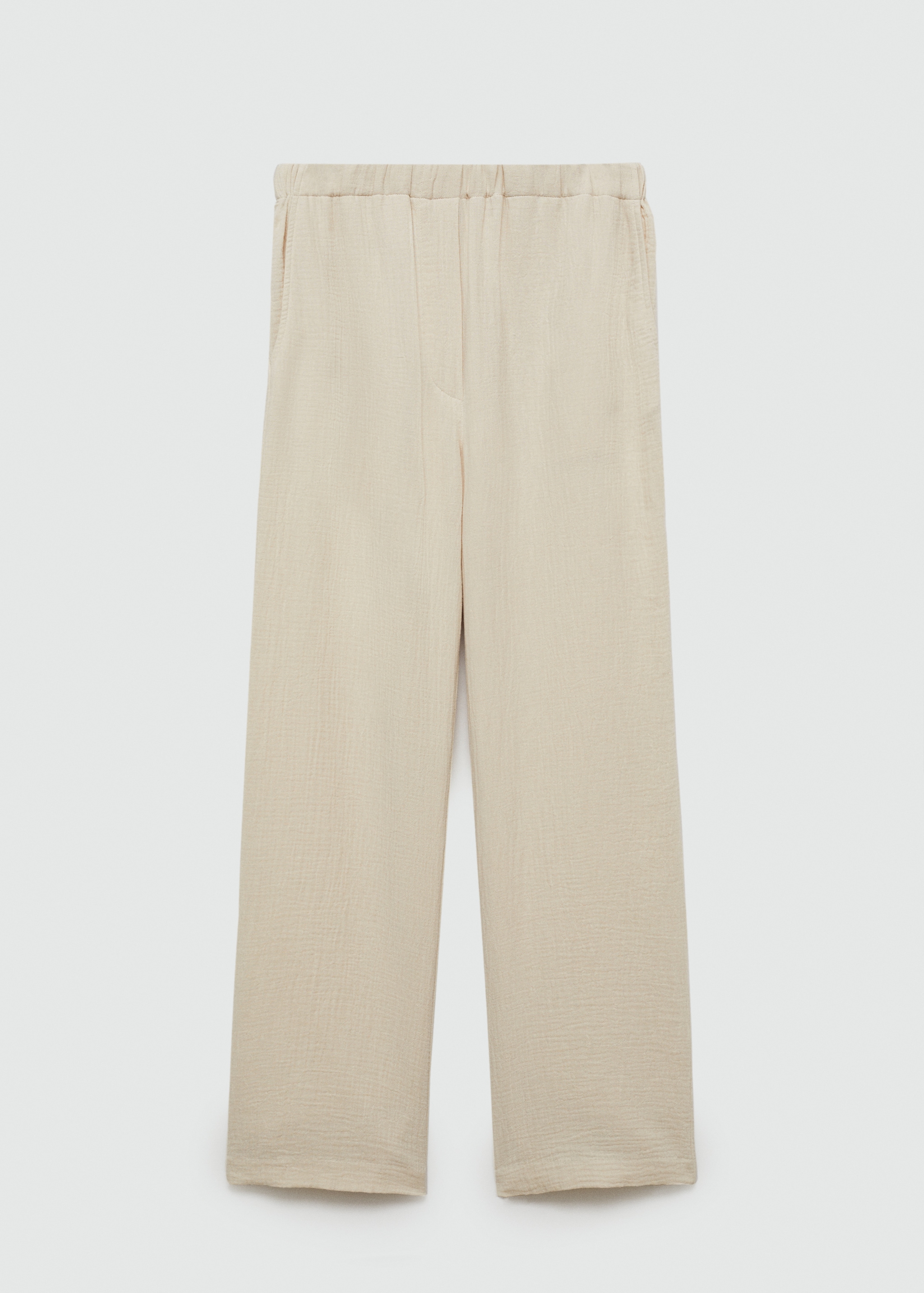 Cotton wideleg trousers - Article without model
