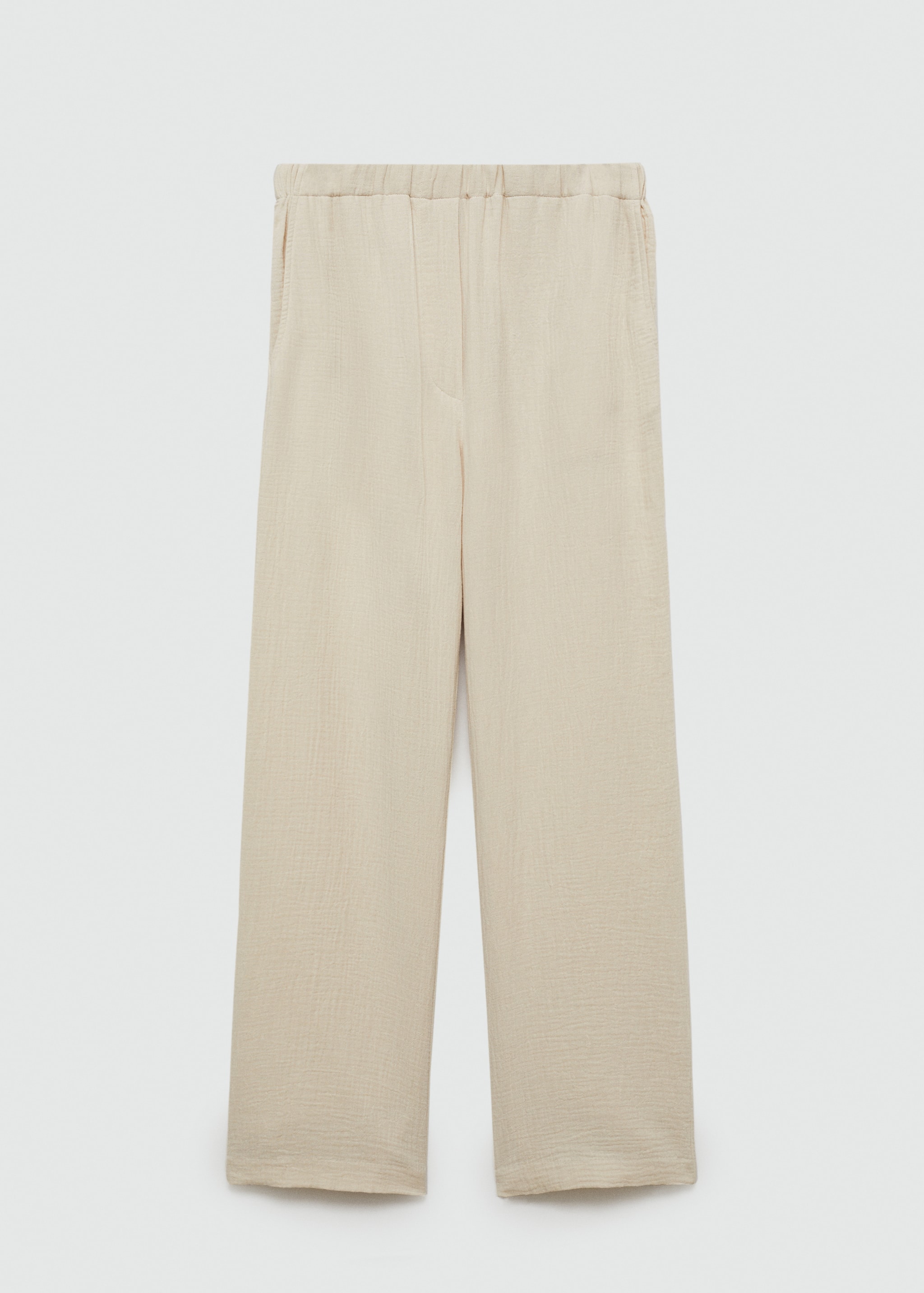 Cotton wideleg trousers - Article without model