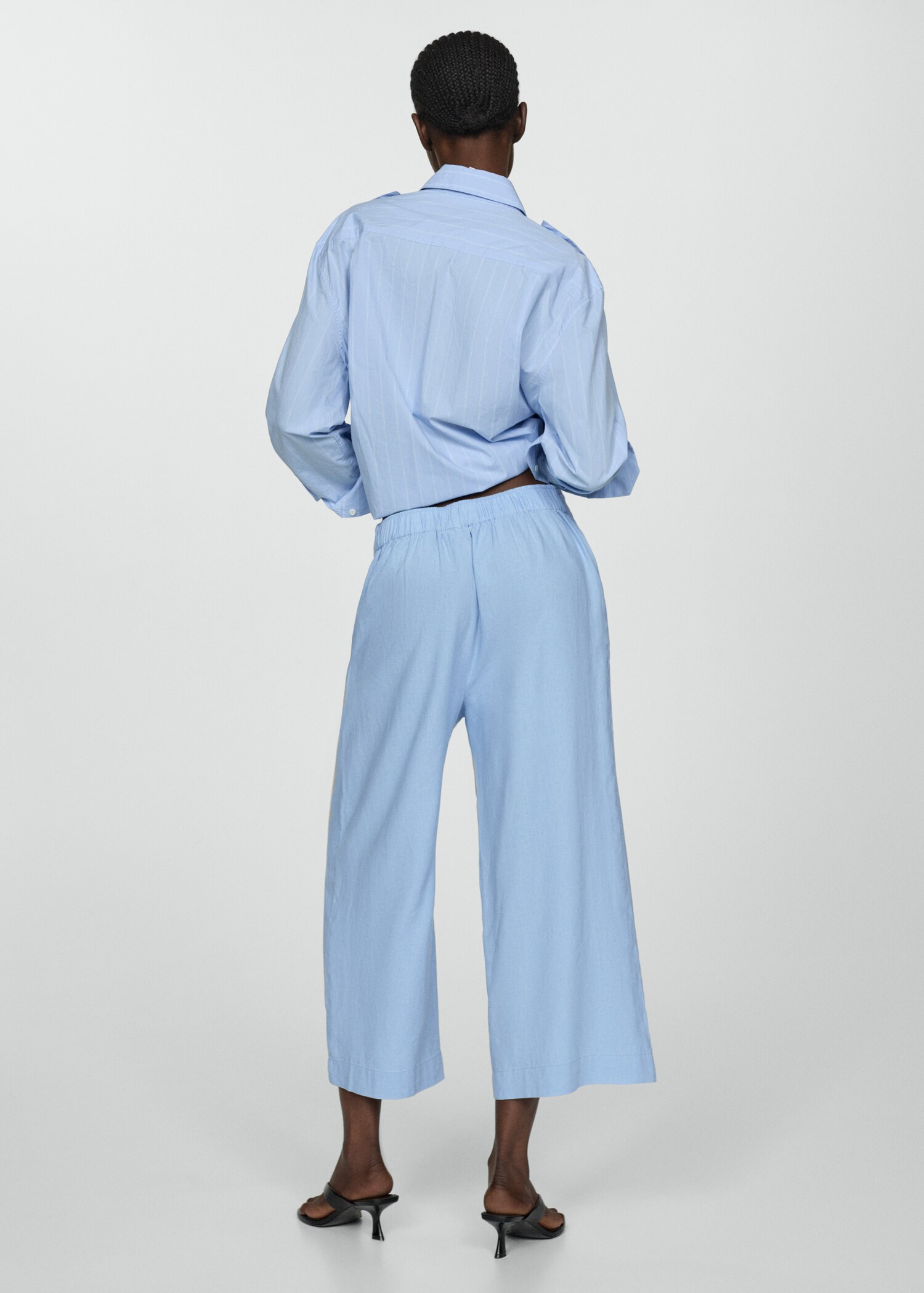 Pantalon wideleg lin - Verso de l’article