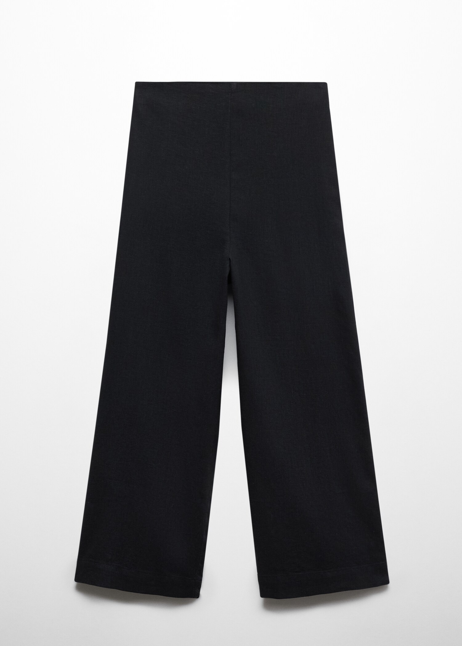 Wideleg linen trousers - Article without model