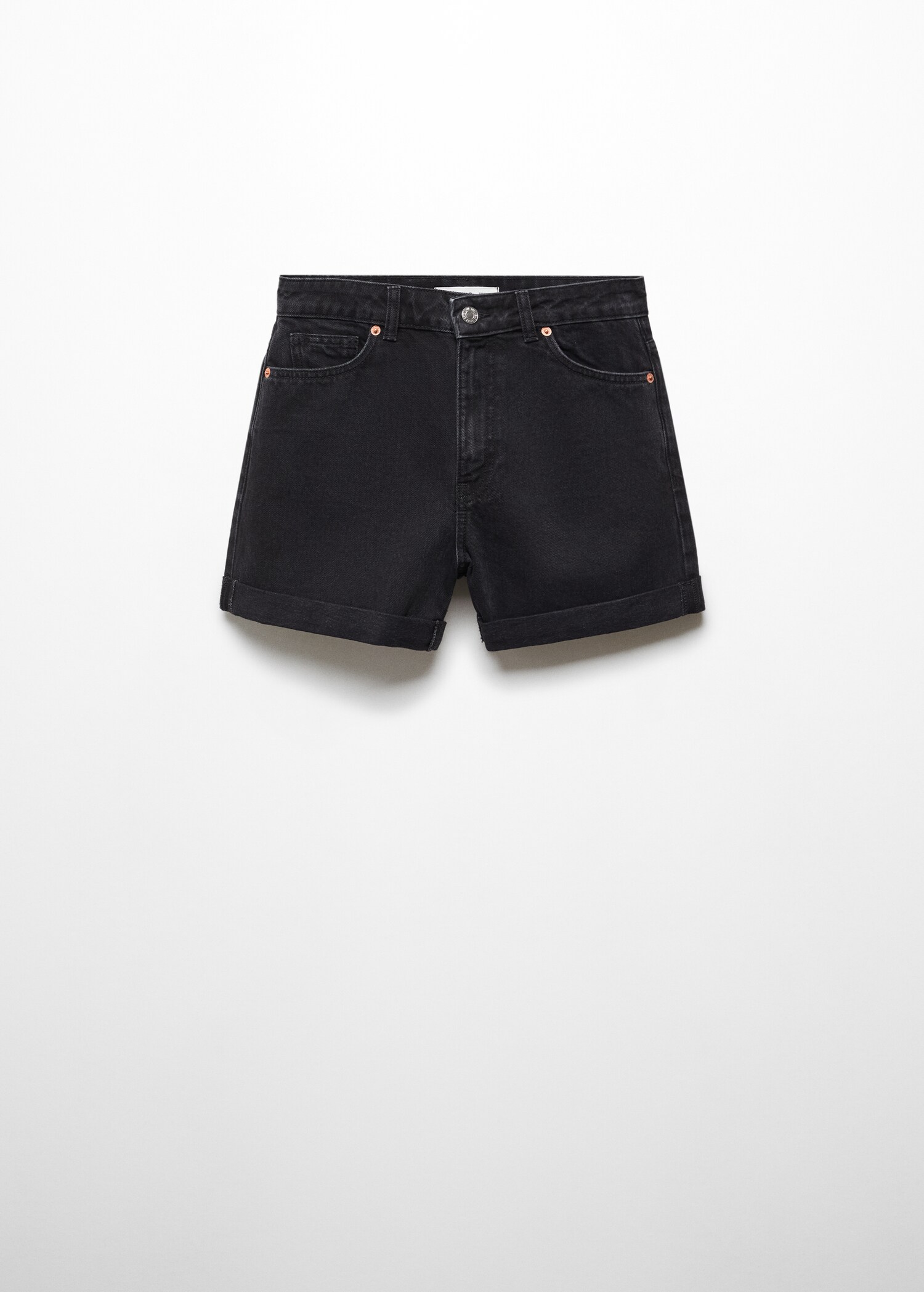 Short denim mom-fit - Articolo senza modello