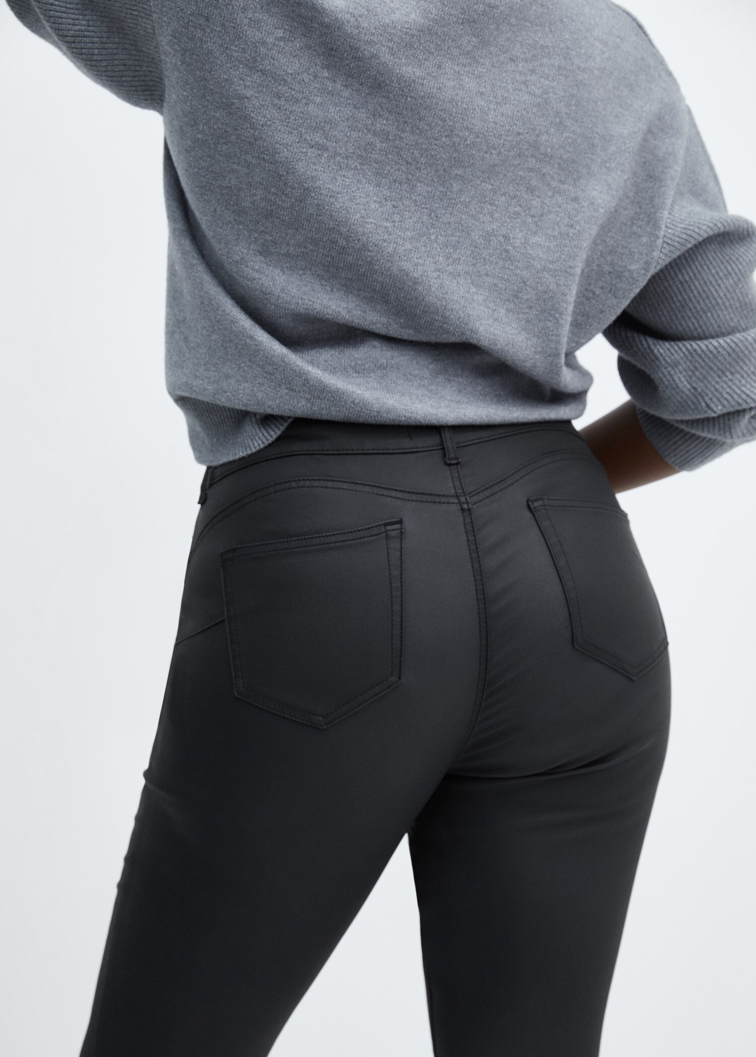 Jean skinny push-up enduit - Détail de l'article 4