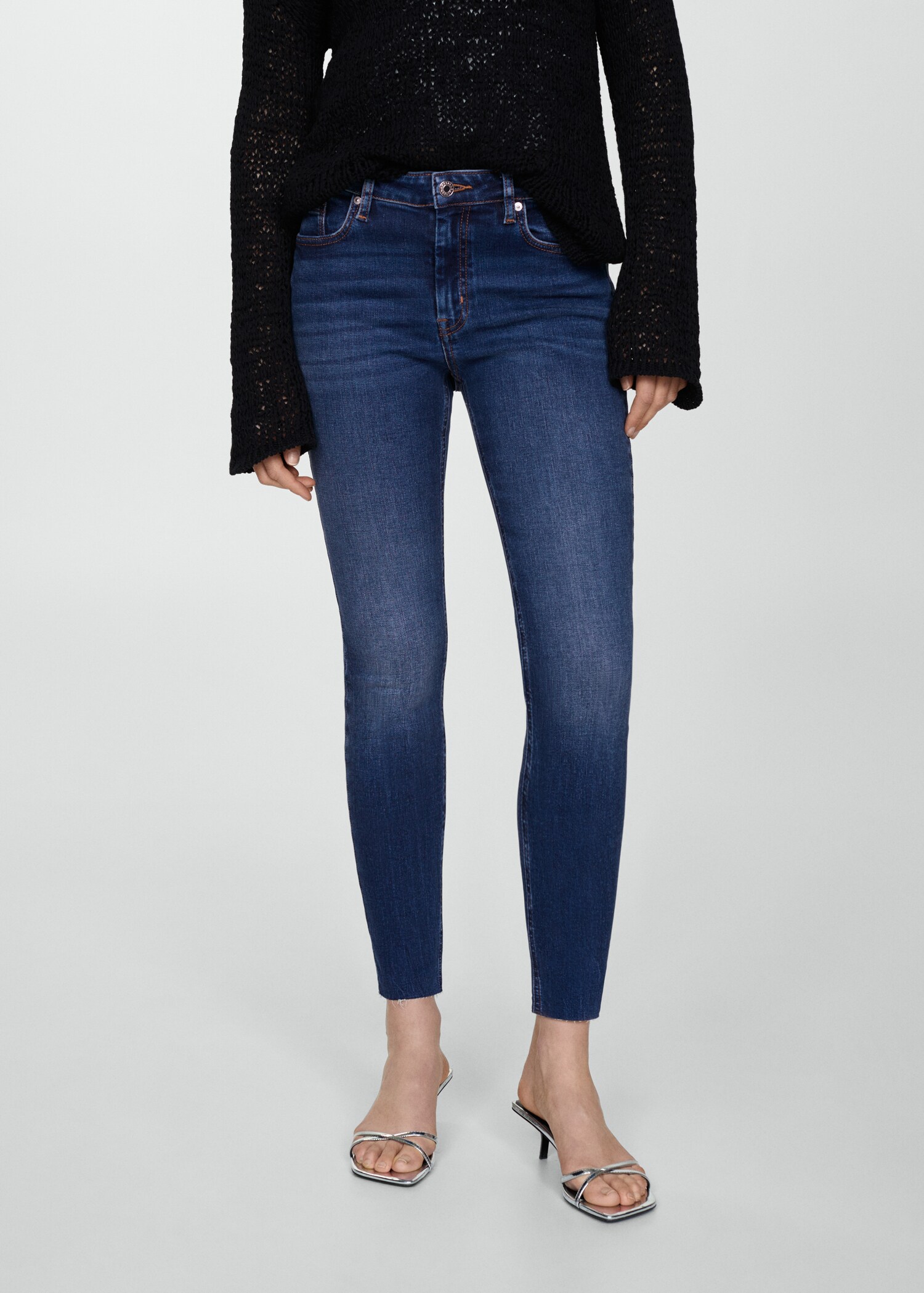 Skinny cropped jeans - Medium plane