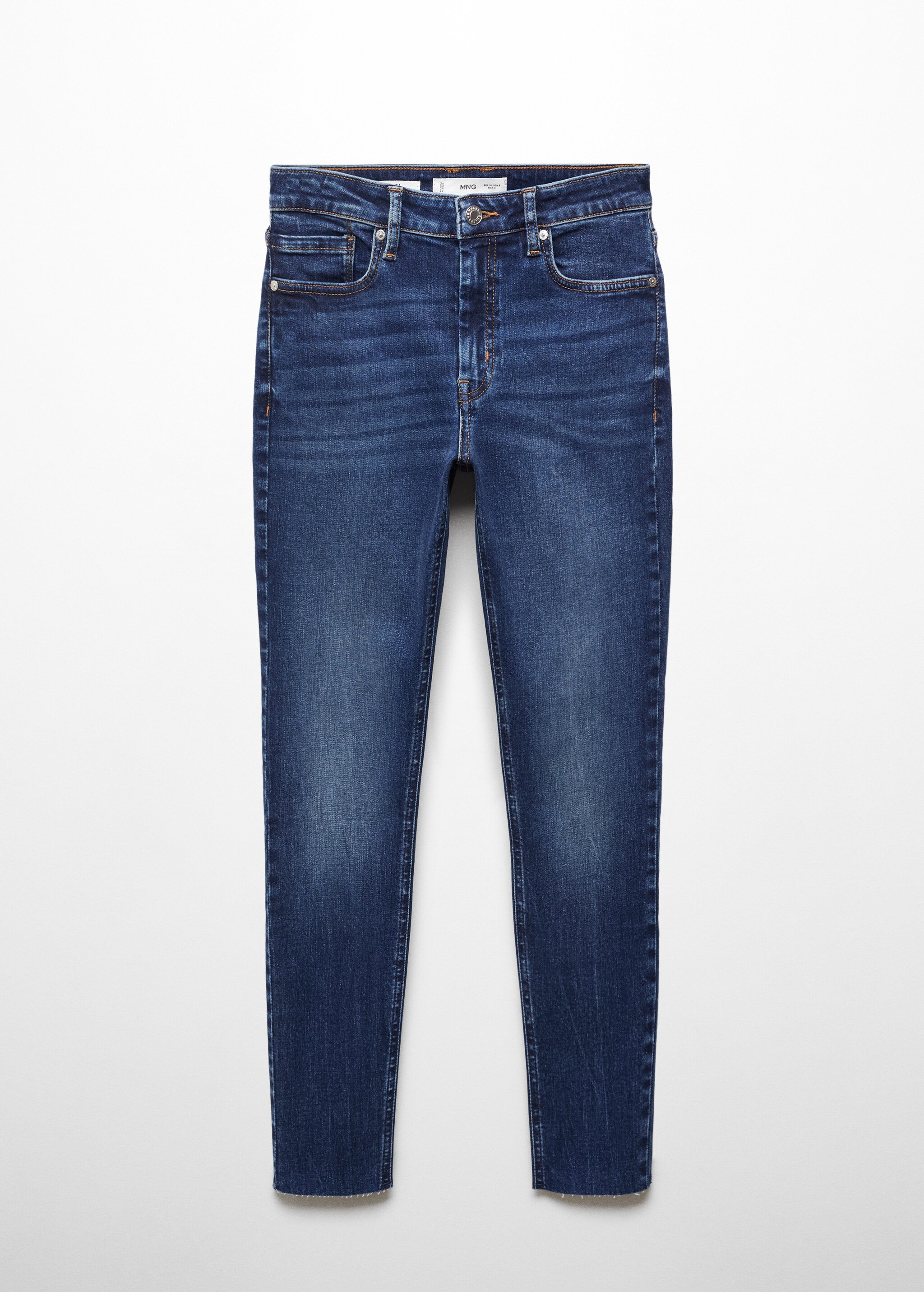 Jeans skinny cropped - Artigo sem modelo