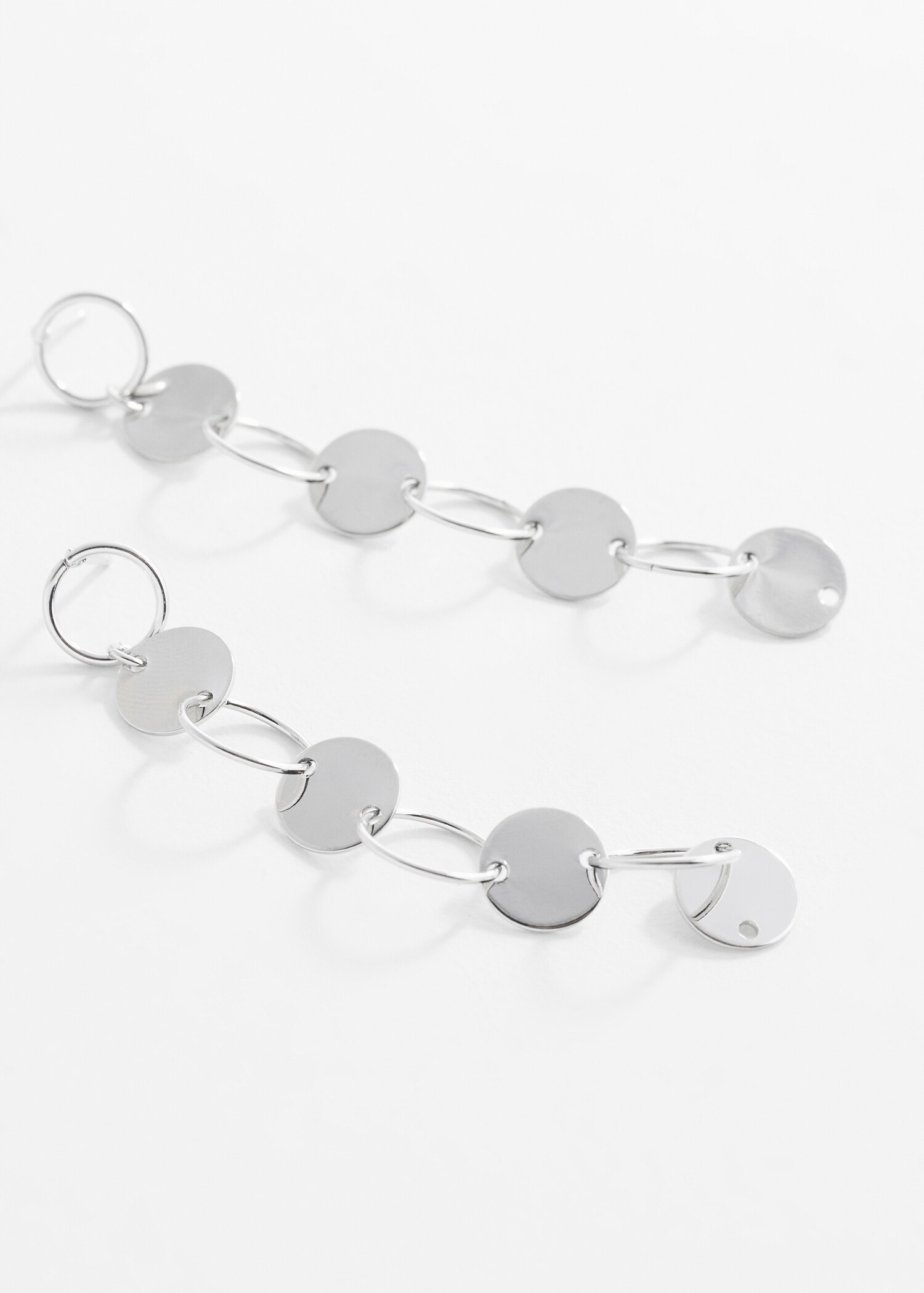 Long circle earrings - Medium plane